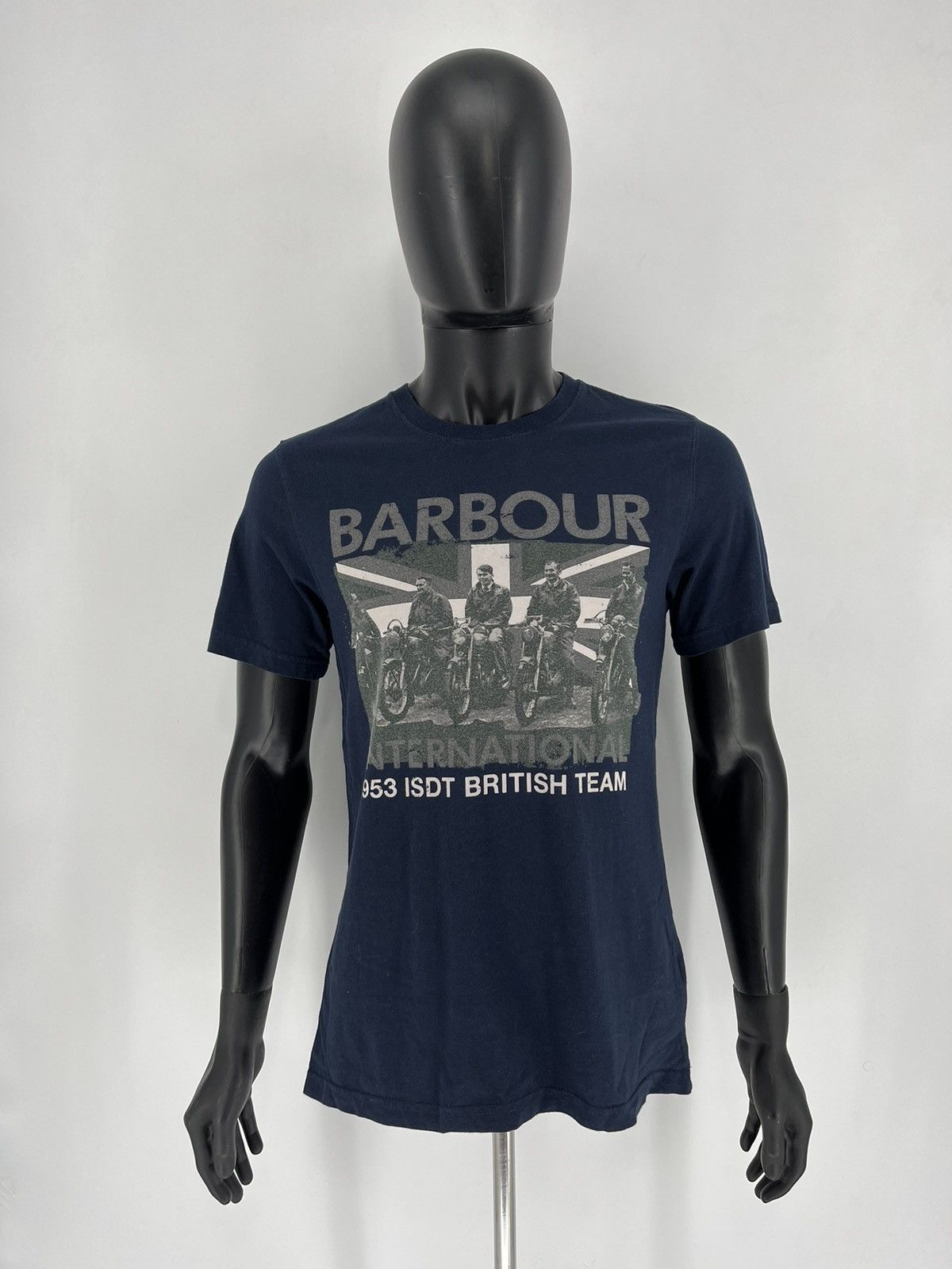 Other VINTAGE Mens Barbour International Big Logo T-Shirt Size M Size US M / EU 48-50 / 2 - 3 Thumbnail