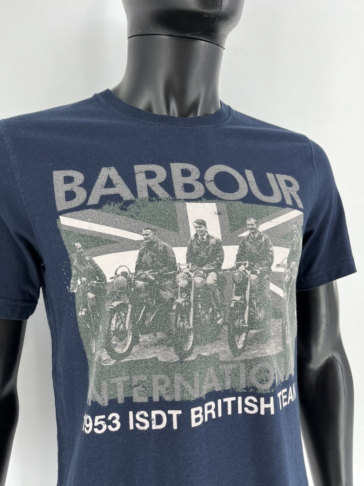 Other VINTAGE Mens Barbour International Big Logo T-Shirt Size M Size US M / EU 48-50 / 2 - 8 Thumbnail