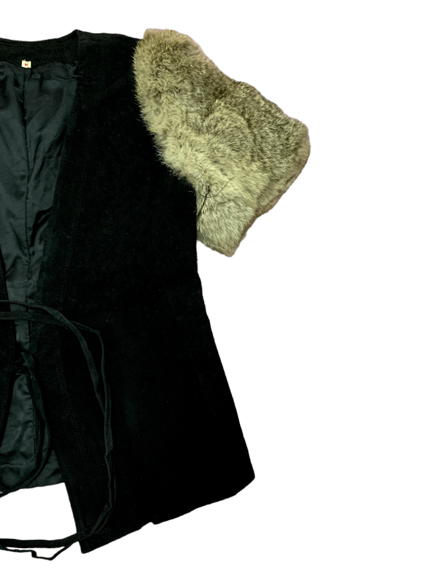 Japanese Brand Japanese Brand Suede Fur Cardigan/Sweater/Vest with Tie Size S / US 4 / IT 40 - 7 Thumbnail