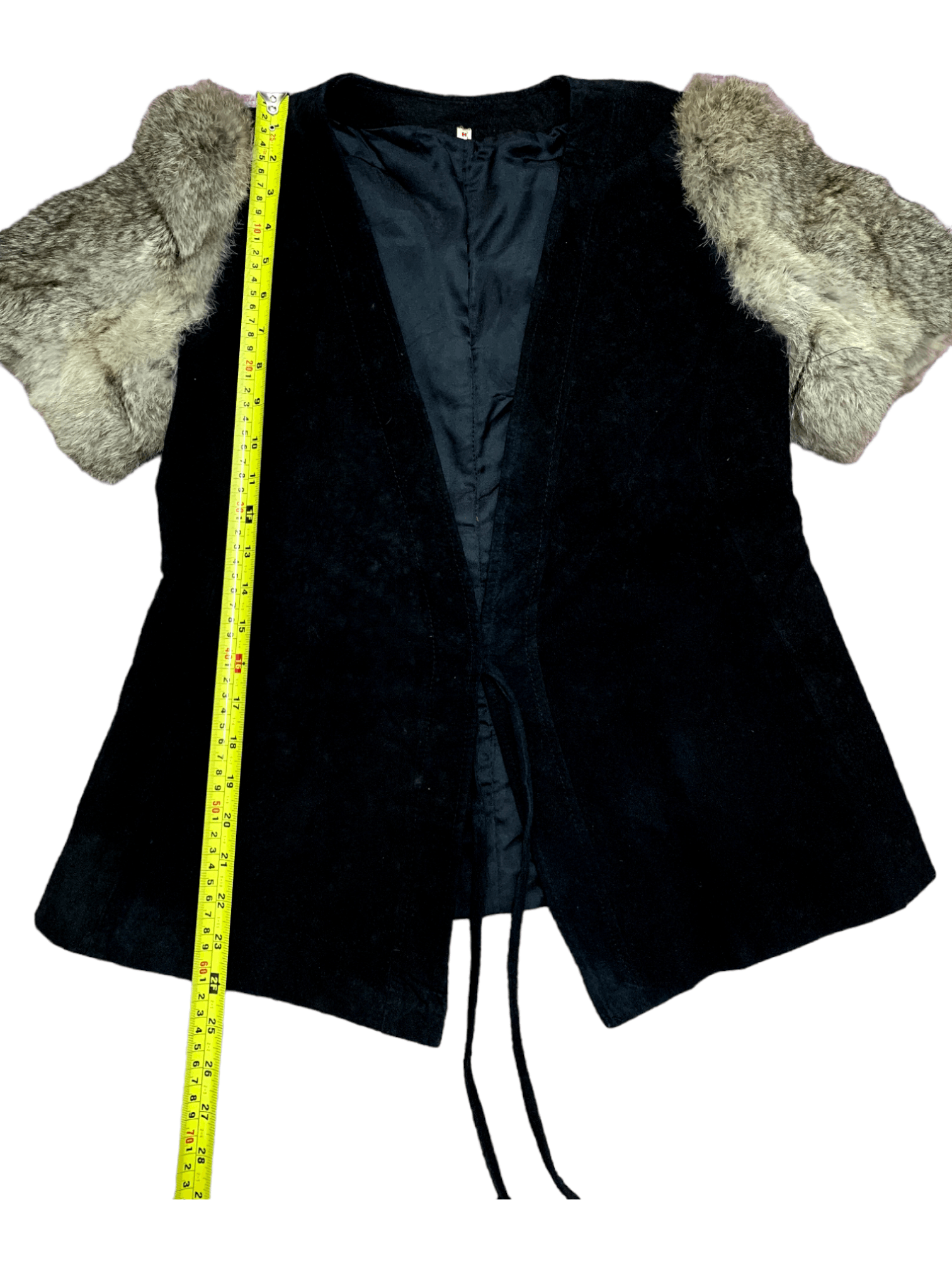 Japanese Brand Japanese Brand Suede Fur Cardigan/Sweater/Vest with Tie Size S / US 4 / IT 40 - 9 Thumbnail