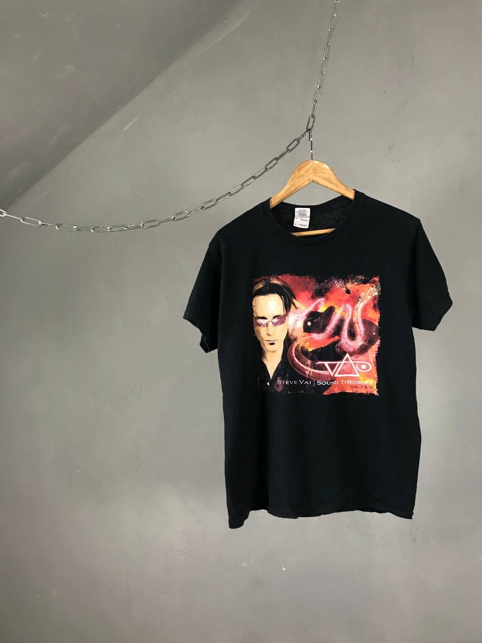 Vintage Steve Vai Vintage God’s busy Satan Devil Evil tee Size US M / EU 48-50 / 2 - 1 Thumbnail