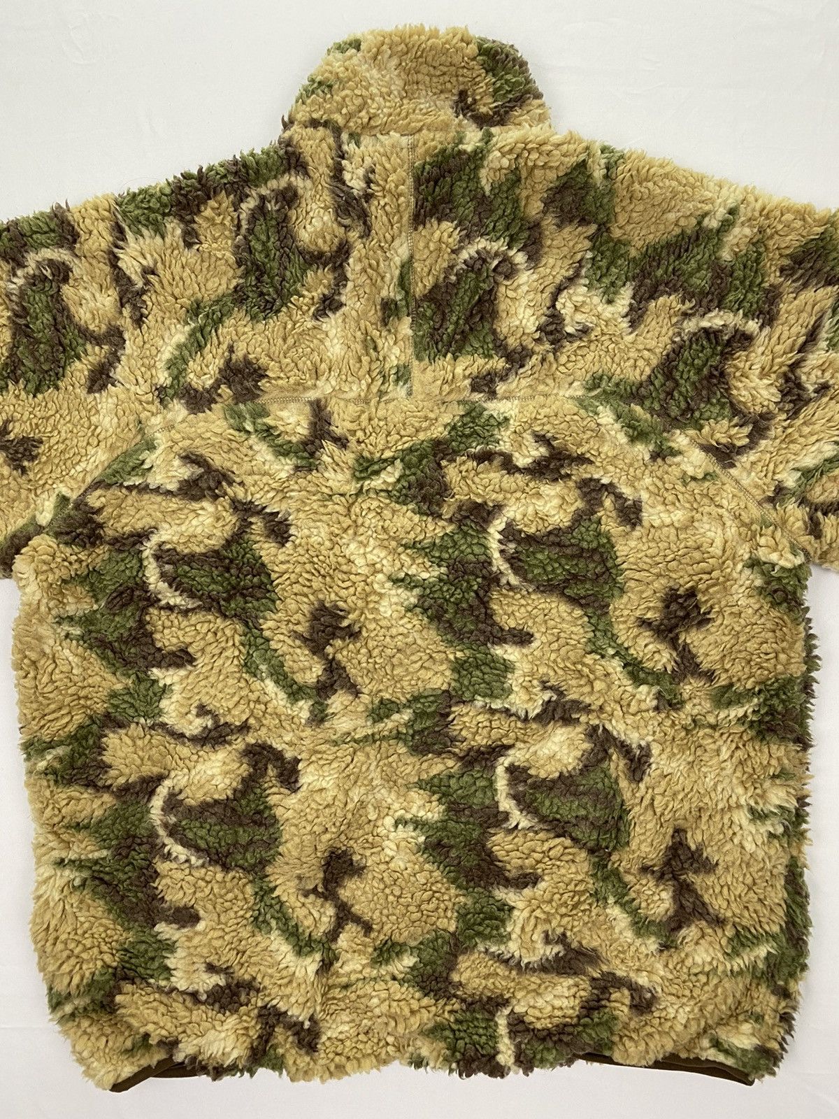 Japanese Brand First Down Camo Sherpa Fleece Jacket Size US L / EU 52-54 / 3 - 4 Thumbnail