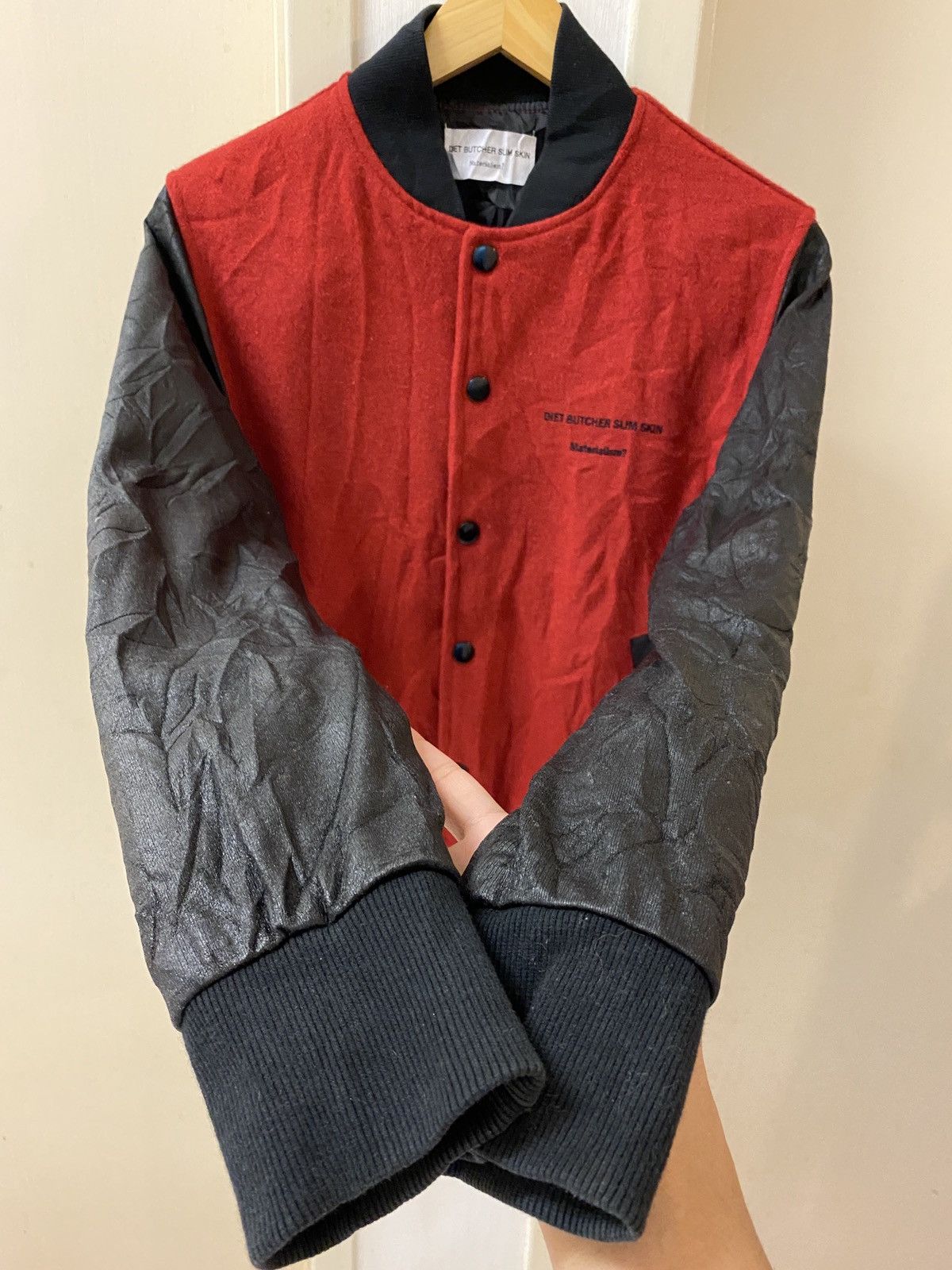 Diet Butcher Slim Skin × Japanese Brand DBSS eye illuminati varsity jacket Size US S / EU 44-46 / 1 - 4 Thumbnail
