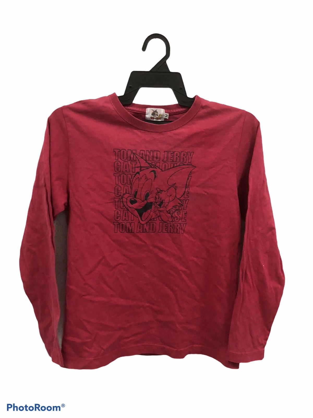 image of Tom And Jerry Cartoon Network in Red, Men's (Size Medium)