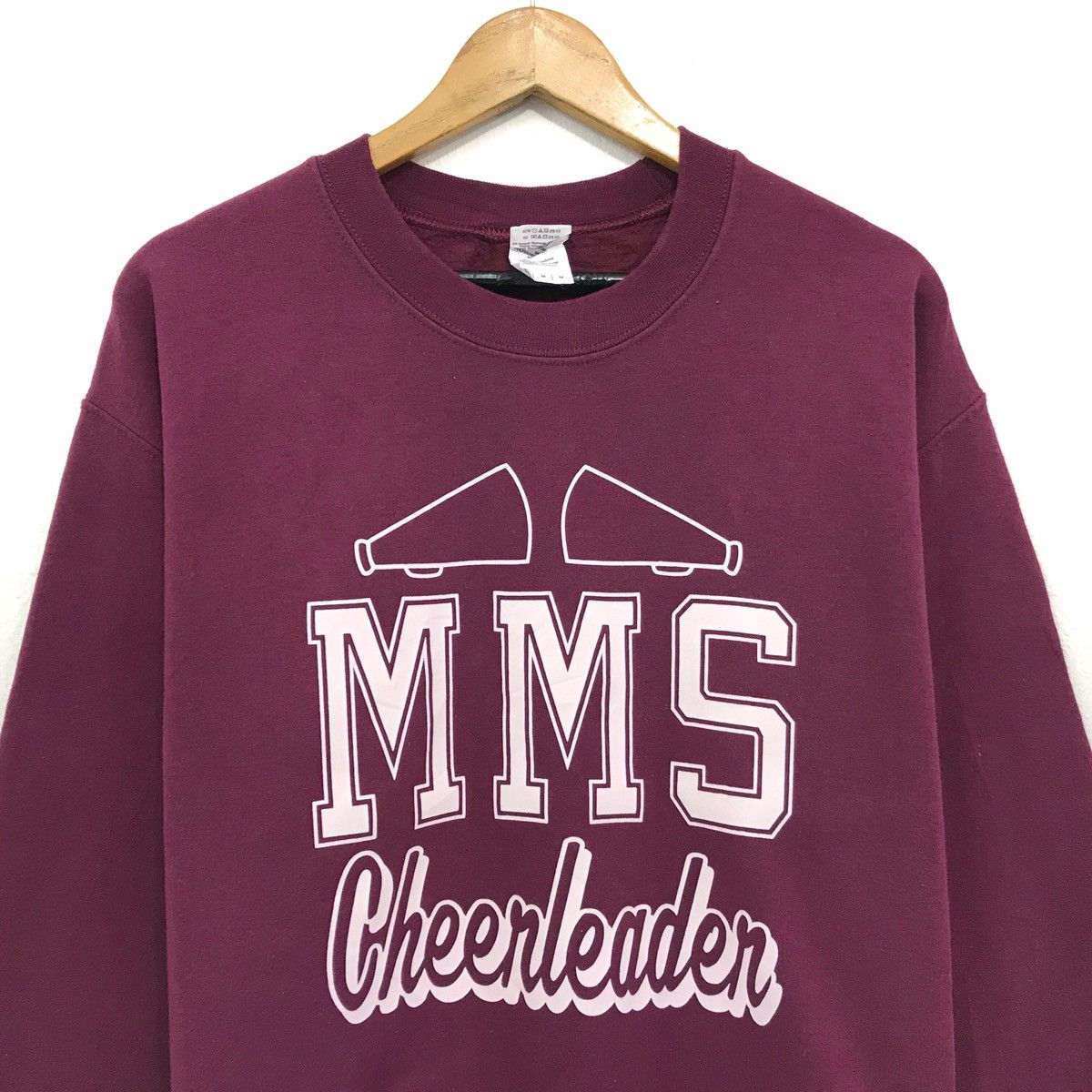 Gildan × Vintage Vintage MMS Cheerleader Sweatshirt Biglogo Basketball Size US M / EU 48-50 / 2 - 2 Thumbnail