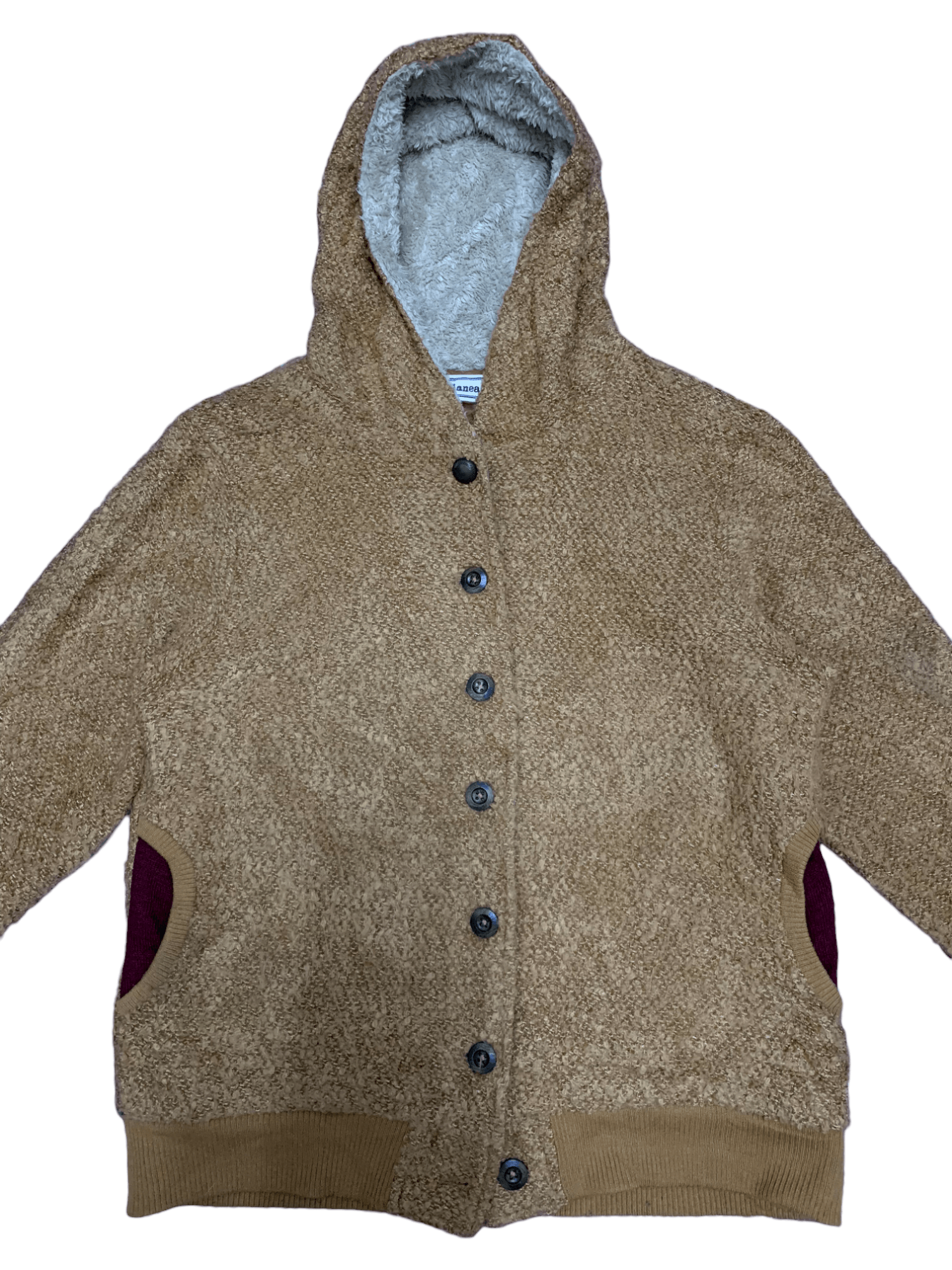 Japanese Brand Vintage Japanese Brand Fleece Lined Wool Hoodie Size US M / EU 48-50 / 2 - 7 Thumbnail