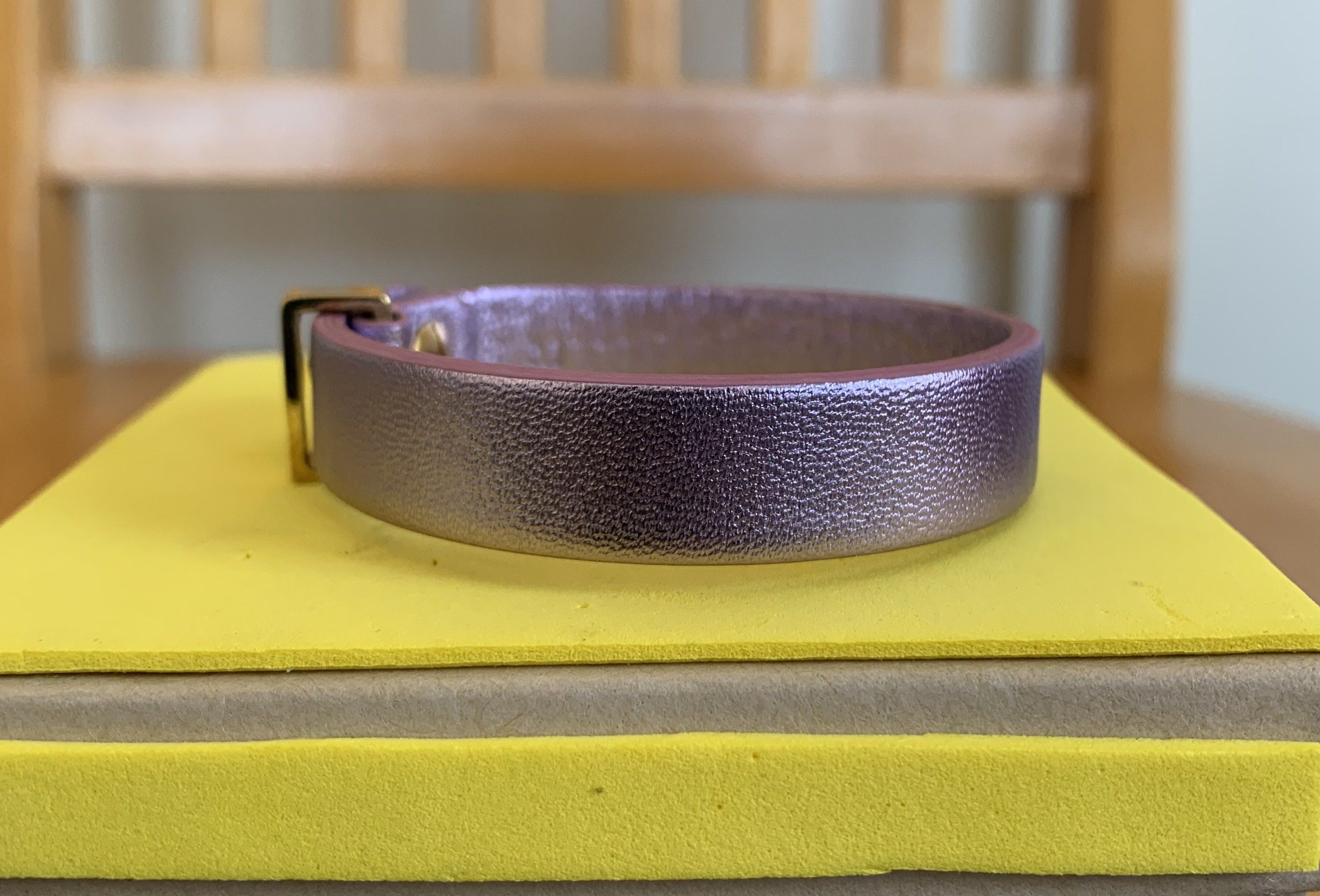 Vivienne Westwood Vivienne Westwood Metallic Leather Aeron Cuff Bracelet Size ONE SIZE - 3 Thumbnail