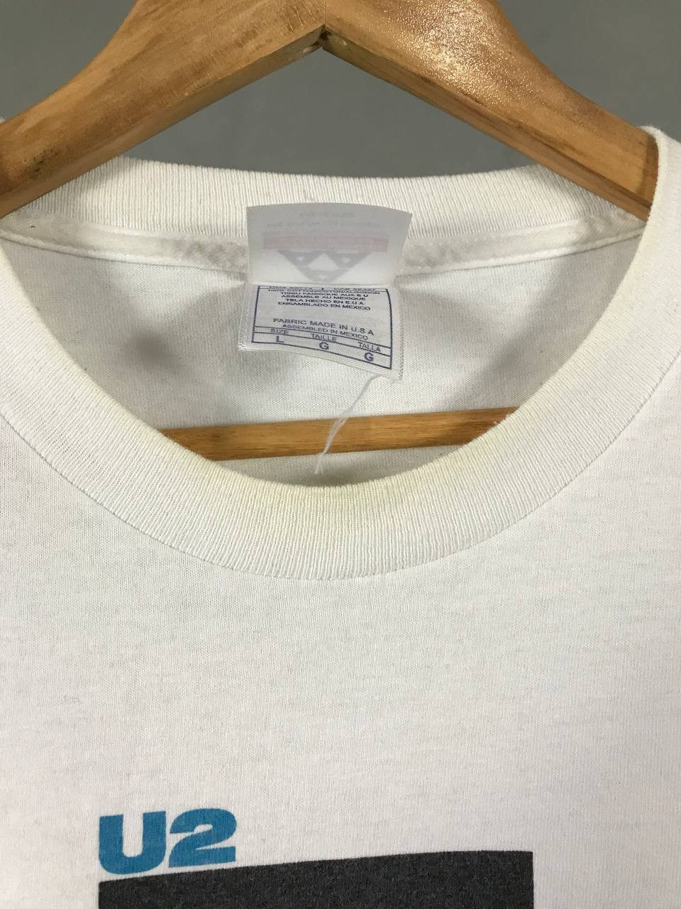Band Tees × Vintage U2 1988 Ruttle and Hum vintage rock band tee Size US L / EU 52-54 / 3 - 6 Thumbnail