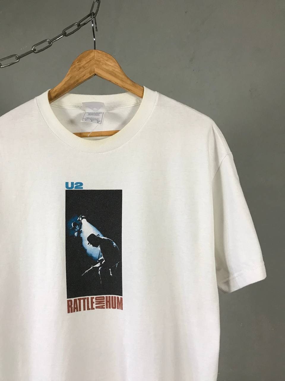 Band Tees × Vintage U2 1988 Ruttle and Hum vintage rock band tee Size US L / EU 52-54 / 3 - 2 Thumbnail