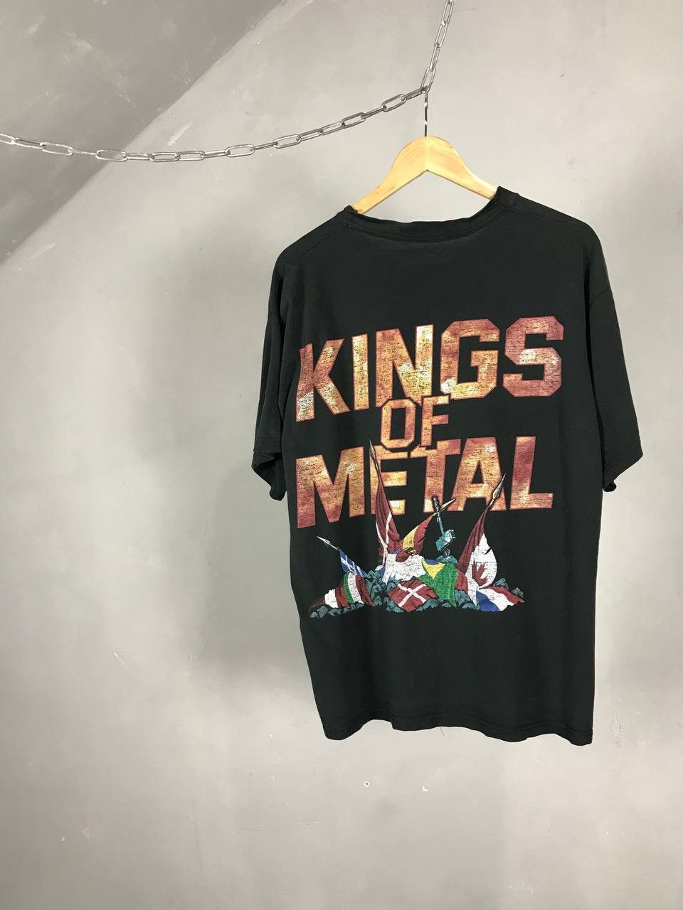 Band Tees Manowar vintage rock band tee Size US XL / EU 56 / 4 - 4 Thumbnail
