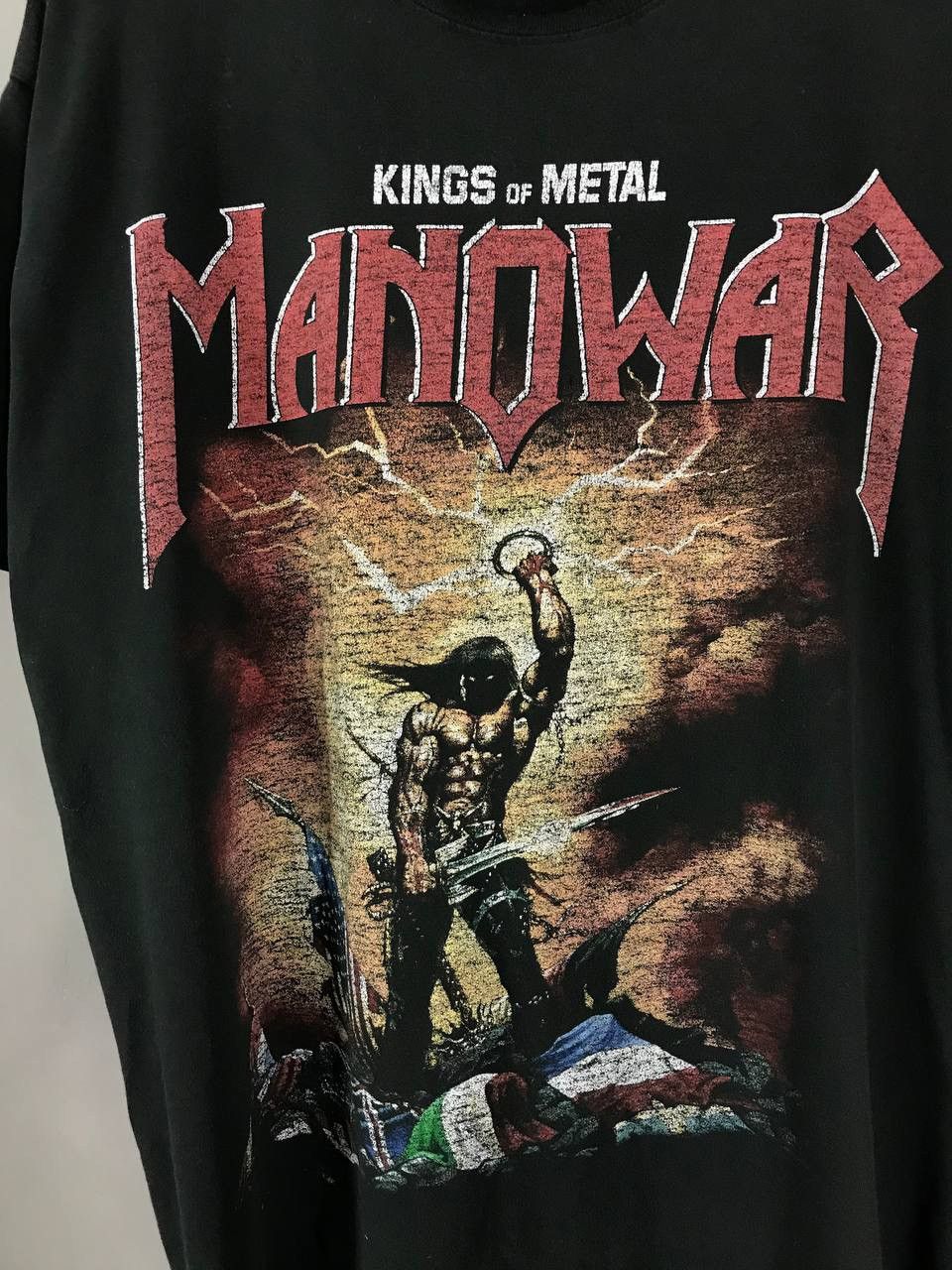 Band Tees Manowar vintage rock band tee Size US XL / EU 56 / 4 - 3 Thumbnail