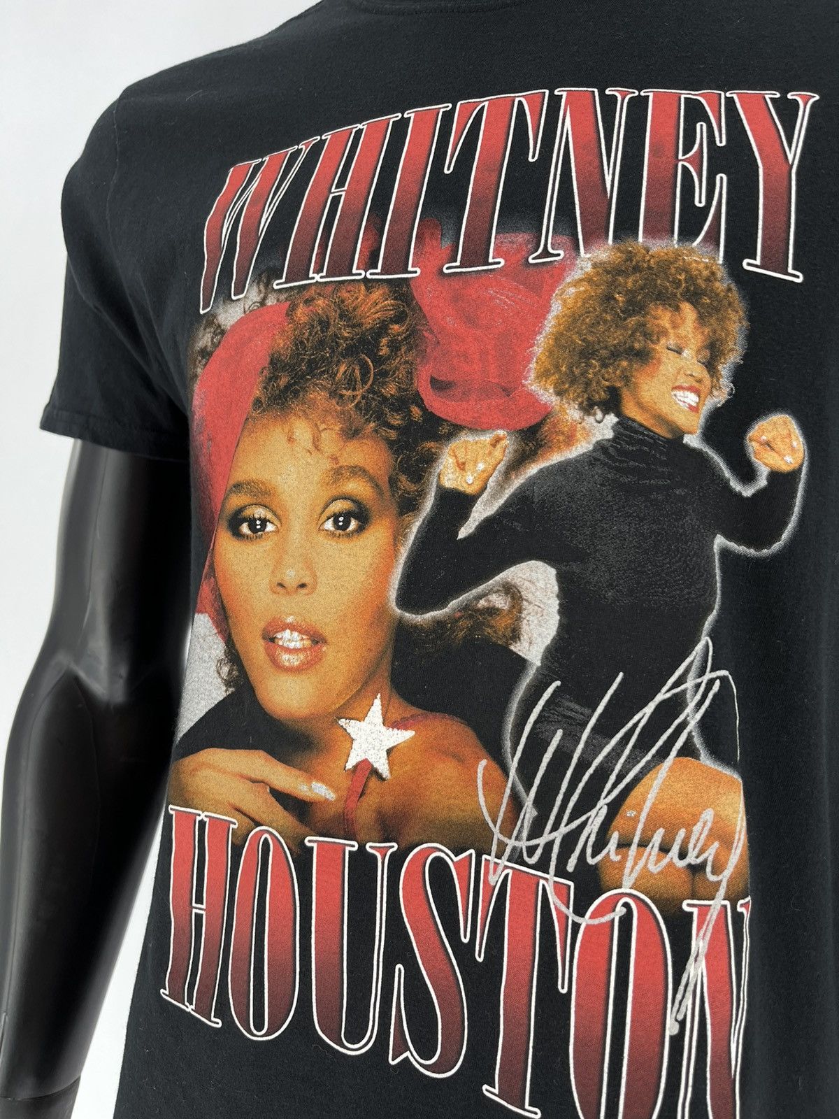 Band Tees × Vintage Vintage Y2K Whitney Houston Memorial Band Turner Tina Size US L / EU 52-54 / 3 - 8 Thumbnail