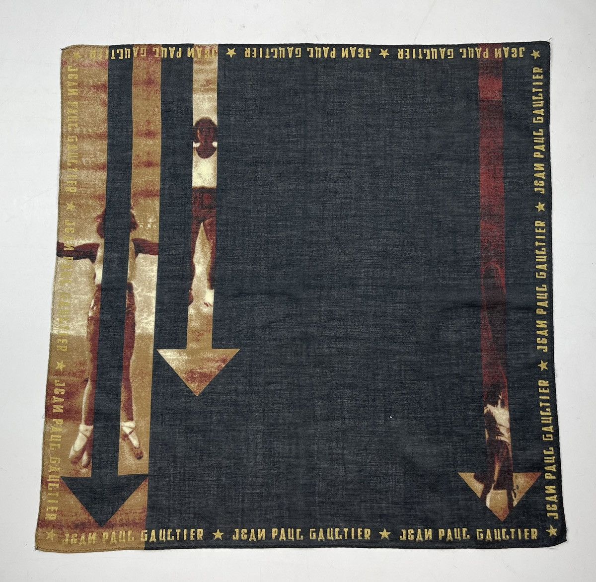 Jean Paul Gaultier × Other jpg bandana handkerchief neckerchief scarf HC0475 Size ONE SIZE - 2 Thumbnail