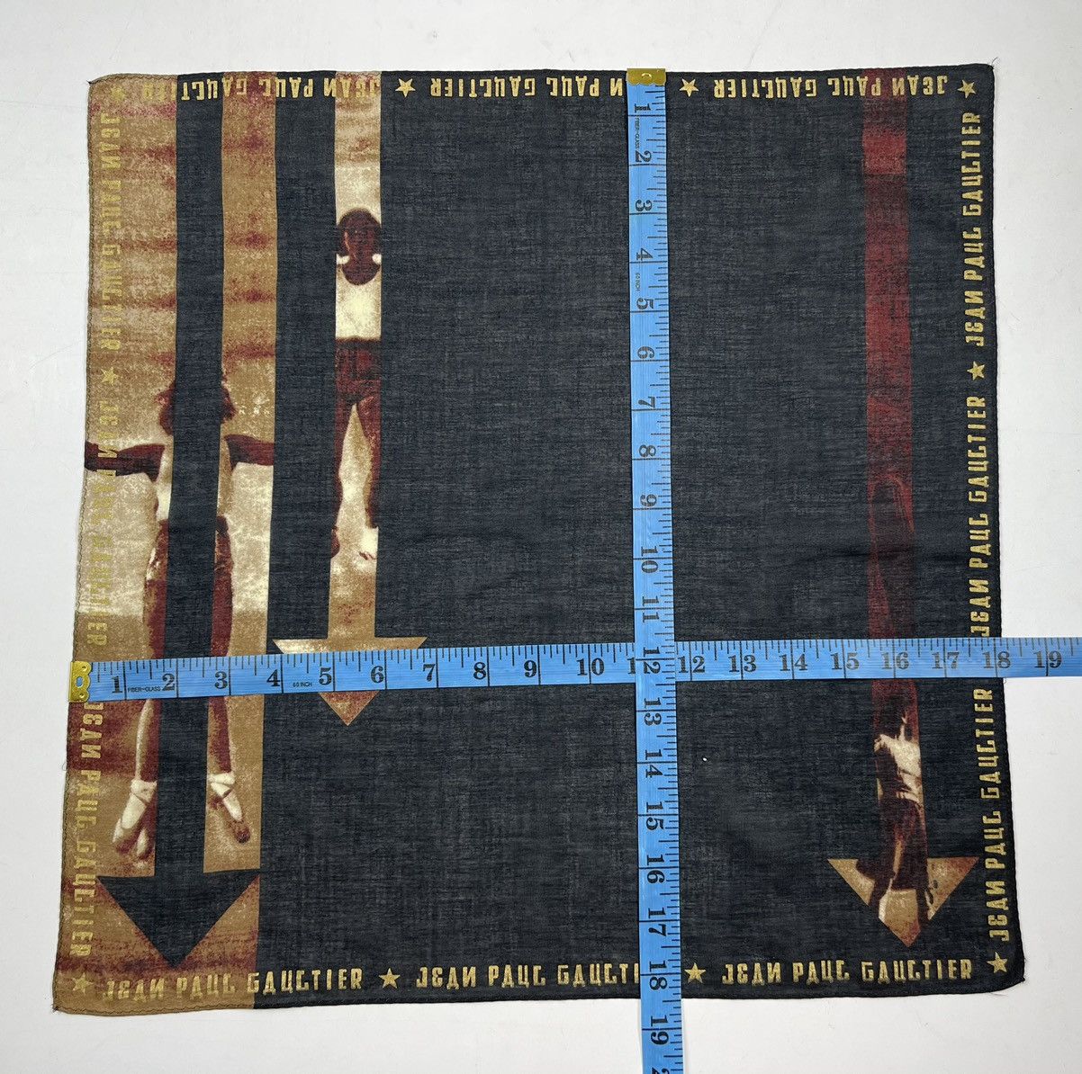 Jean Paul Gaultier × Other jpg bandana handkerchief neckerchief scarf HC0475 Size ONE SIZE - 3 Thumbnail