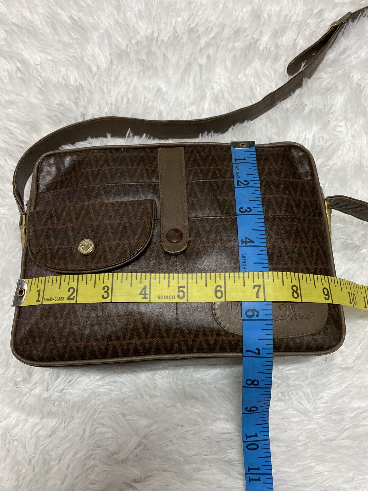 Designer VALENTINO SLIM BAG MONOGRAM DESIGN GENIUS LEATHER Size ONE SIZE - 14 Thumbnail