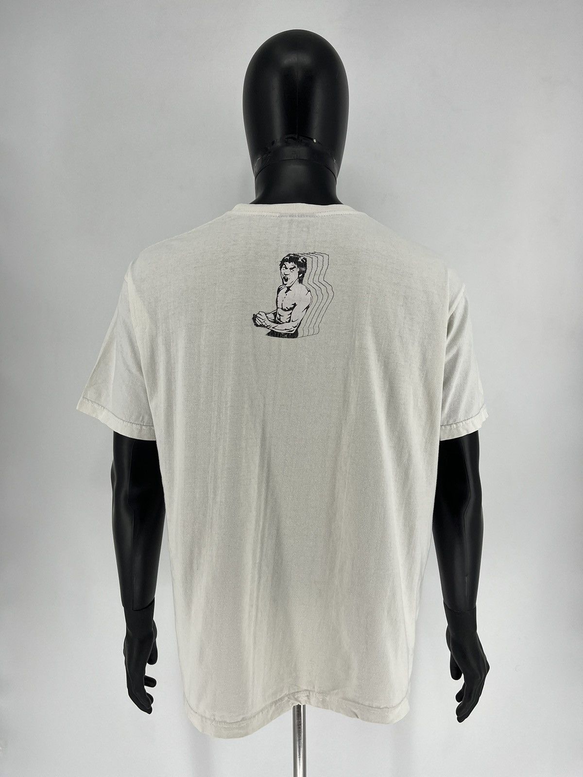 Vintage Rare Vintage Y2K Bootleg Bruce Lee Overprint Tshirt Size US XL / EU 56 / 4 - 7 Thumbnail