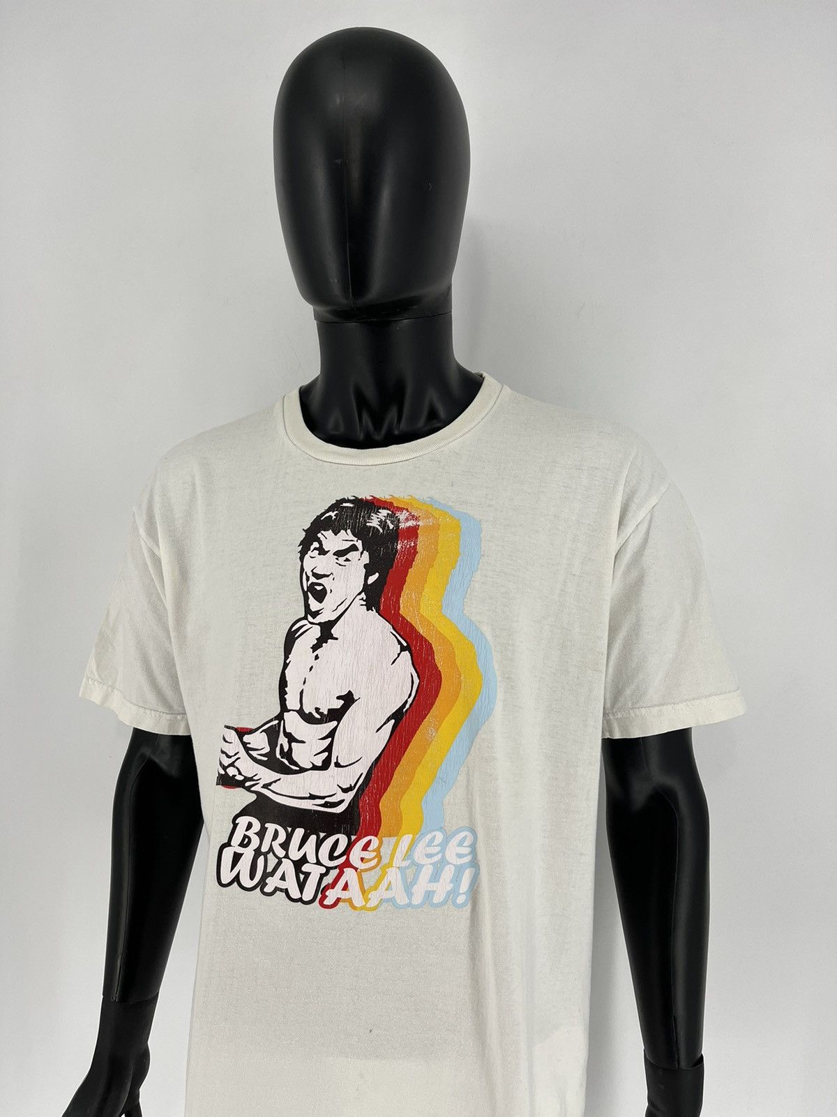 Vintage Rare Vintage Y2K Bootleg Bruce Lee Overprint Tshirt Size US XL / EU 56 / 4 - 4 Thumbnail