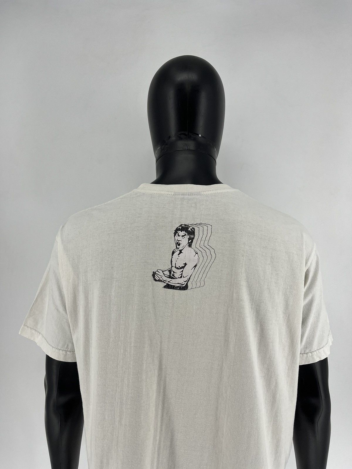 Vintage Rare Vintage Y2K Bootleg Bruce Lee Overprint Tshirt Size US XL / EU 56 / 4 - 8 Thumbnail