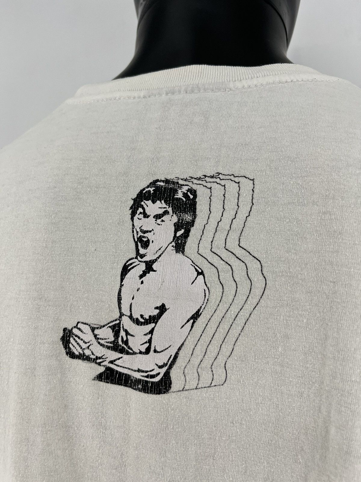 Vintage Rare Vintage Y2K Bootleg Bruce Lee Overprint Tshirt Size US XL / EU 56 / 4 - 9 Thumbnail