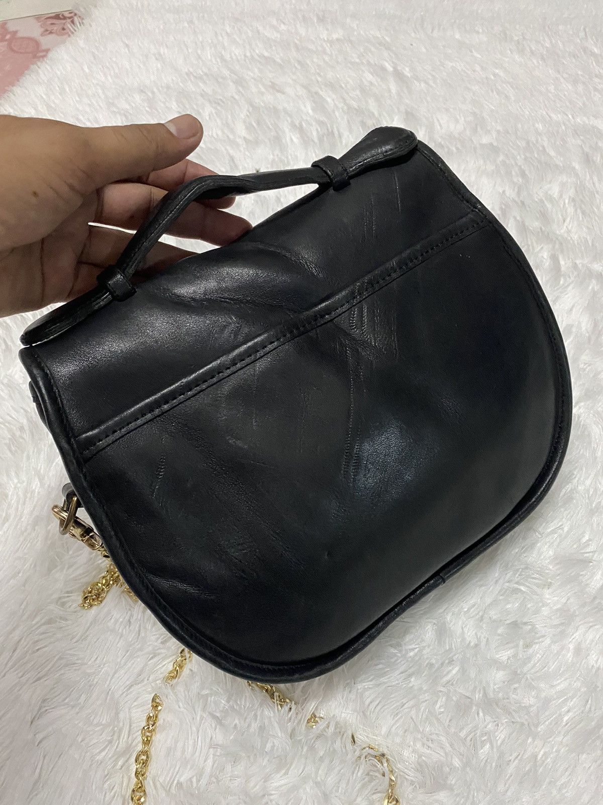 Coach Coach black leather sling bag Size ONE SIZE - 4 Thumbnail