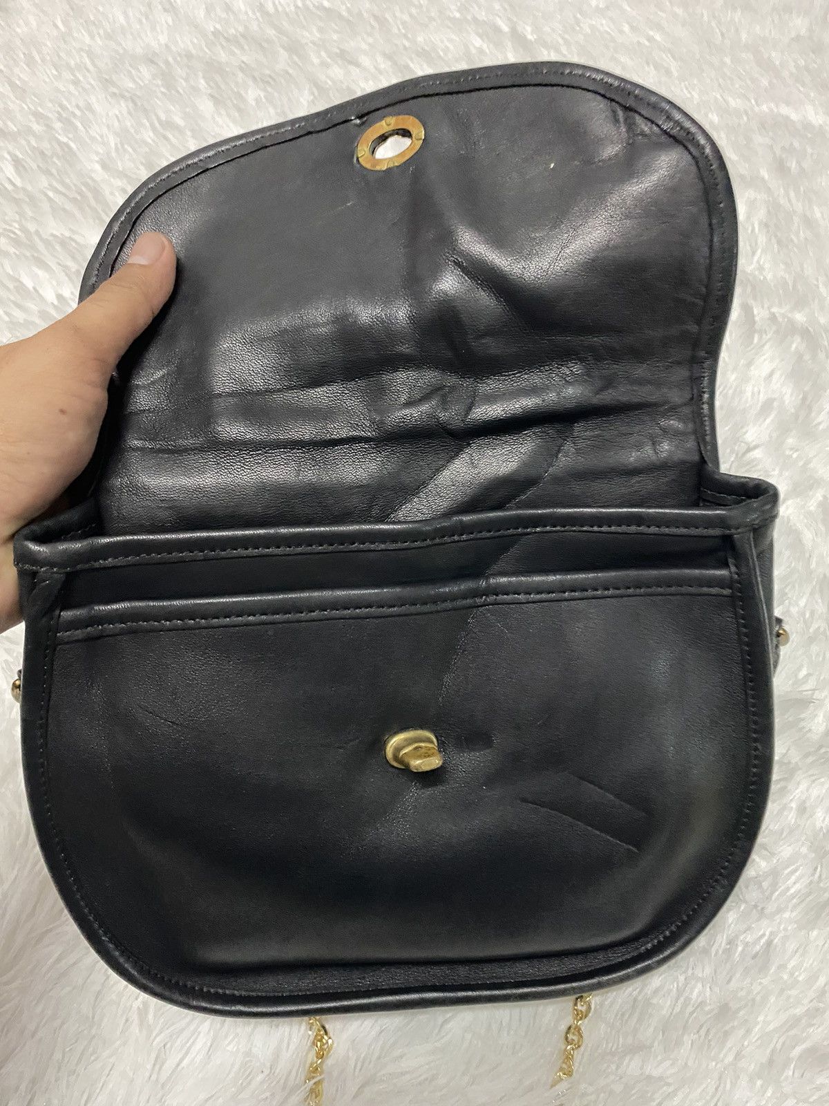 Coach Coach black leather sling bag Size ONE SIZE - 8 Thumbnail