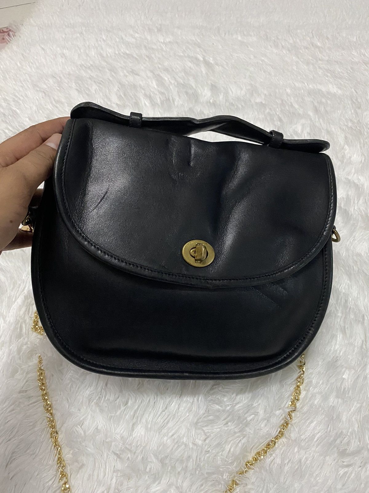 Coach Coach black leather sling bag Size ONE SIZE - 2 Thumbnail