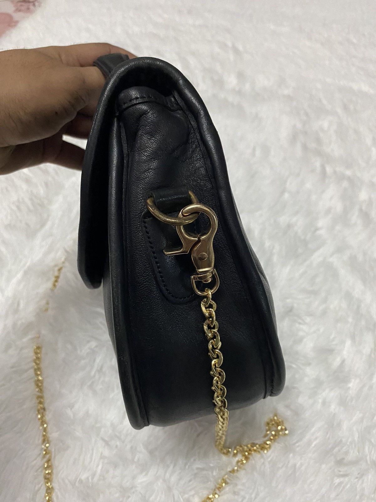 Coach Coach black leather sling bag Size ONE SIZE - 3 Thumbnail
