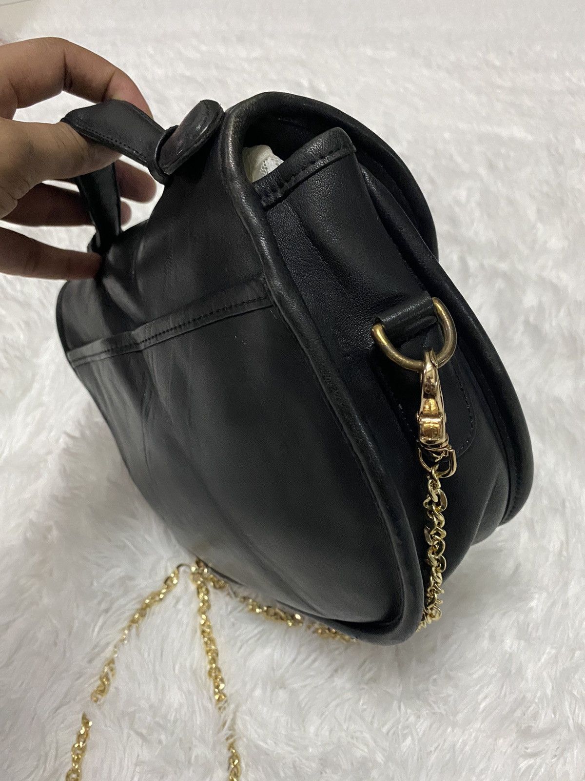 Coach Coach black leather sling bag Size ONE SIZE - 5 Thumbnail