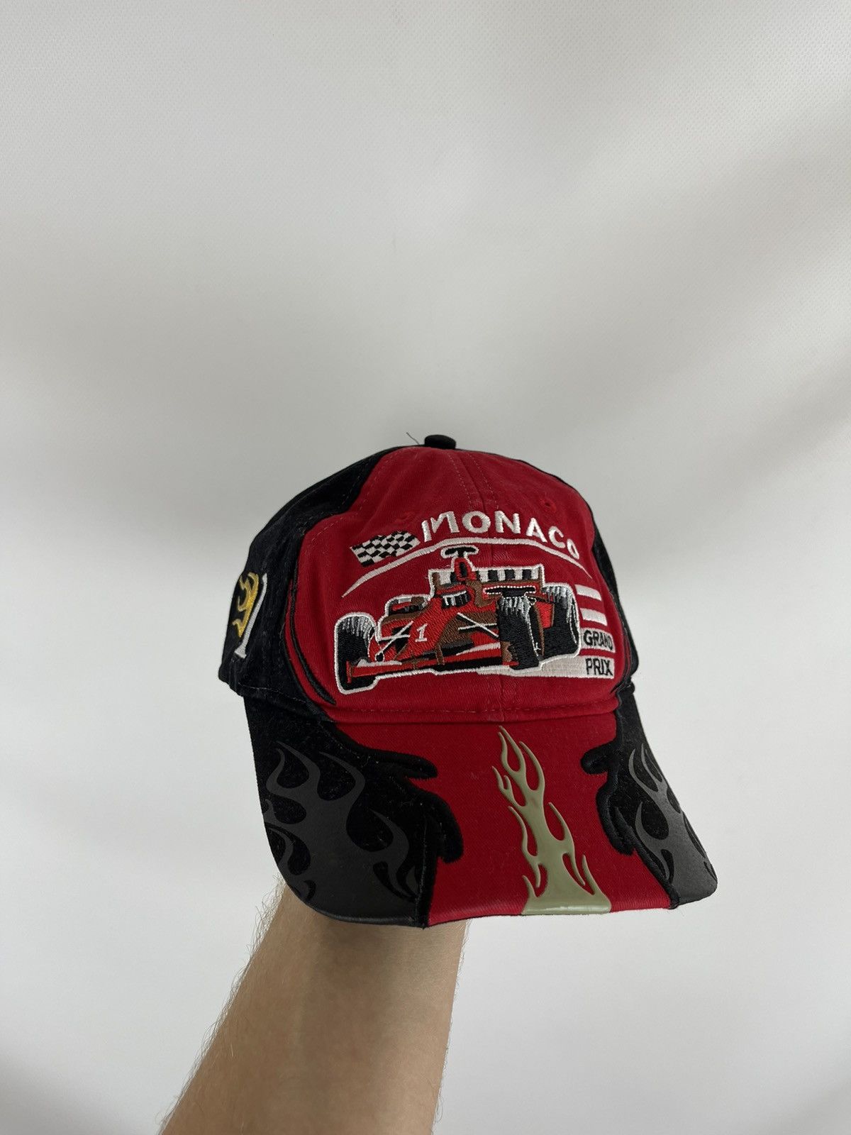 Grand Prix Monaco vintage formula-1 flame signed cap