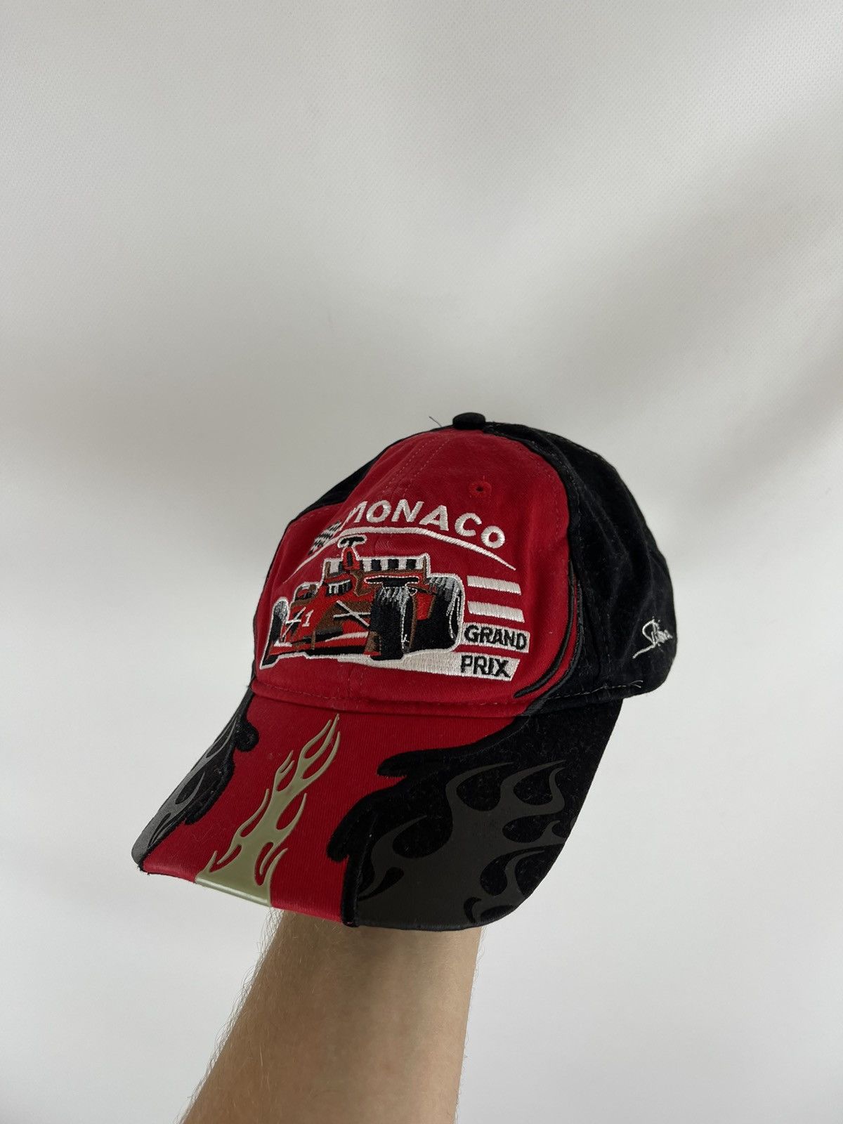 Formula 1 Grand Prix Monaco vintage formula-1 flame signed cap Size ONE SIZE - 3 Thumbnail