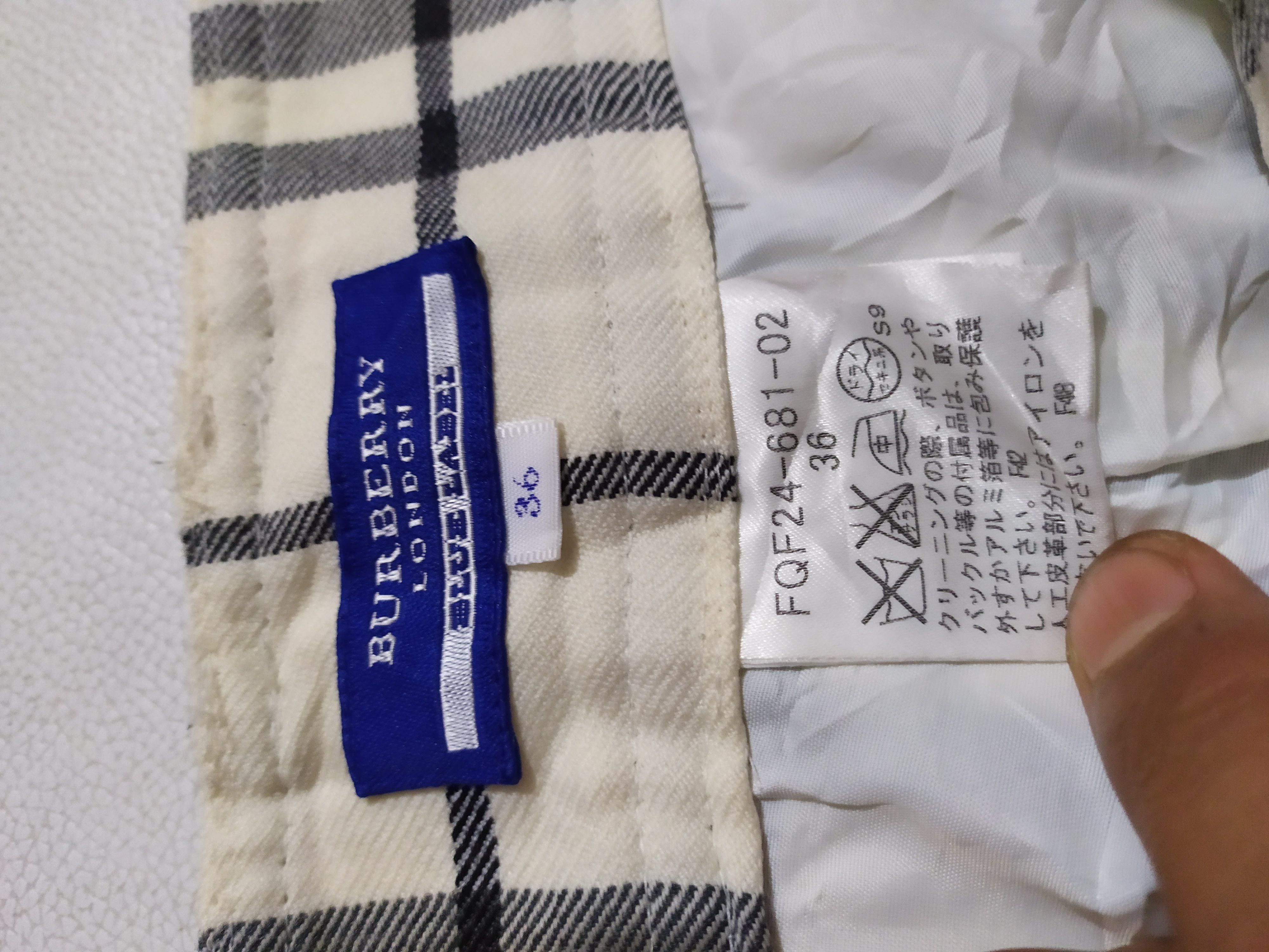 Burberry 🔥Burberry Nova Check Pants Blue Label Size 27" / US 4 / IT 40 - 6 Thumbnail