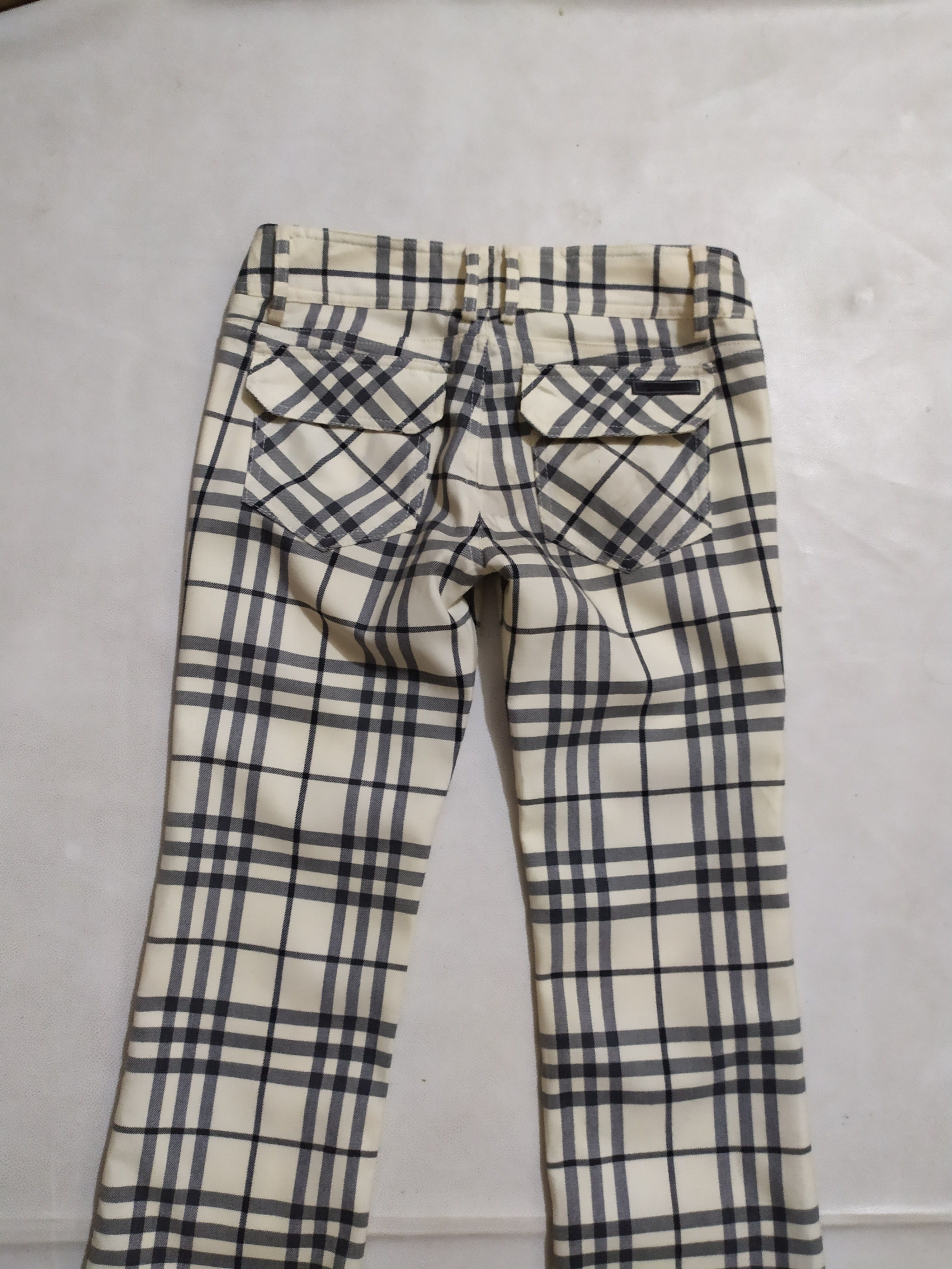 Burberry 🔥Burberry Nova Check Pants Blue Label Size 27" / US 4 / IT 40 - 10 Thumbnail