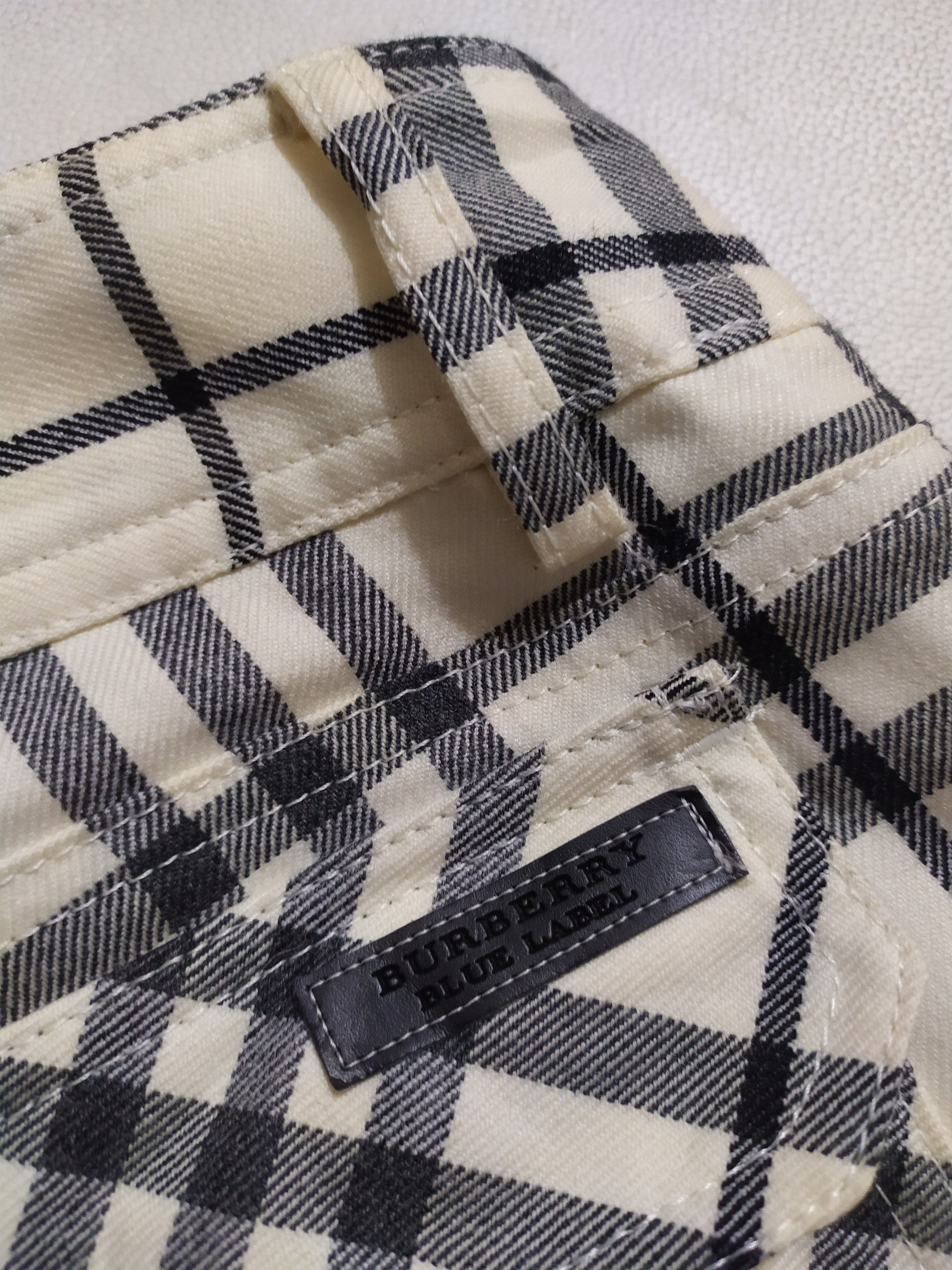 Burberry 🔥Burberry Nova Check Pants Blue Label Size 27" / US 4 / IT 40 - 12 Thumbnail