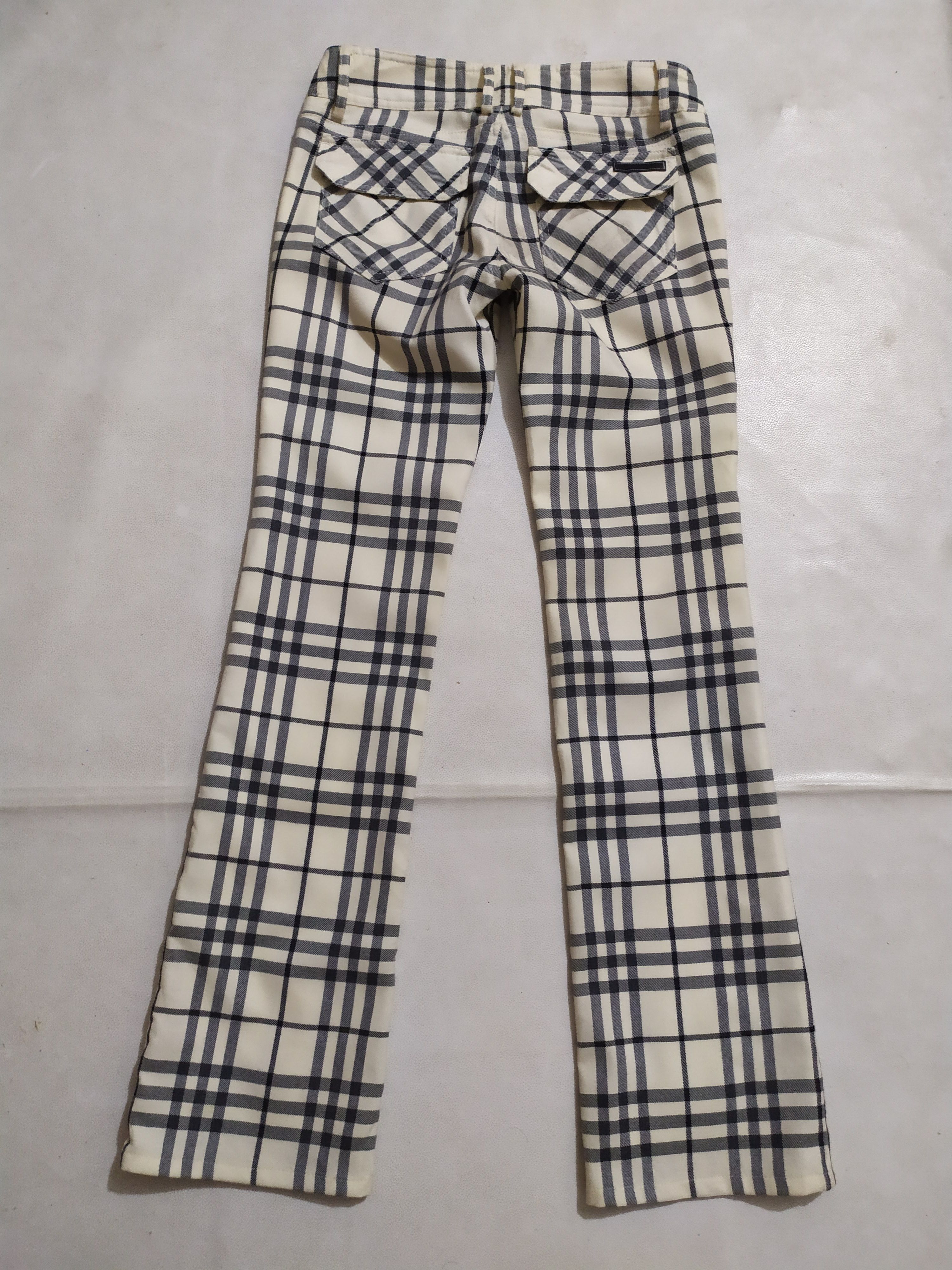Burberry 🔥Burberry Nova Check Pants Blue Label Size 27" / US 4 / IT 40 - 9 Thumbnail