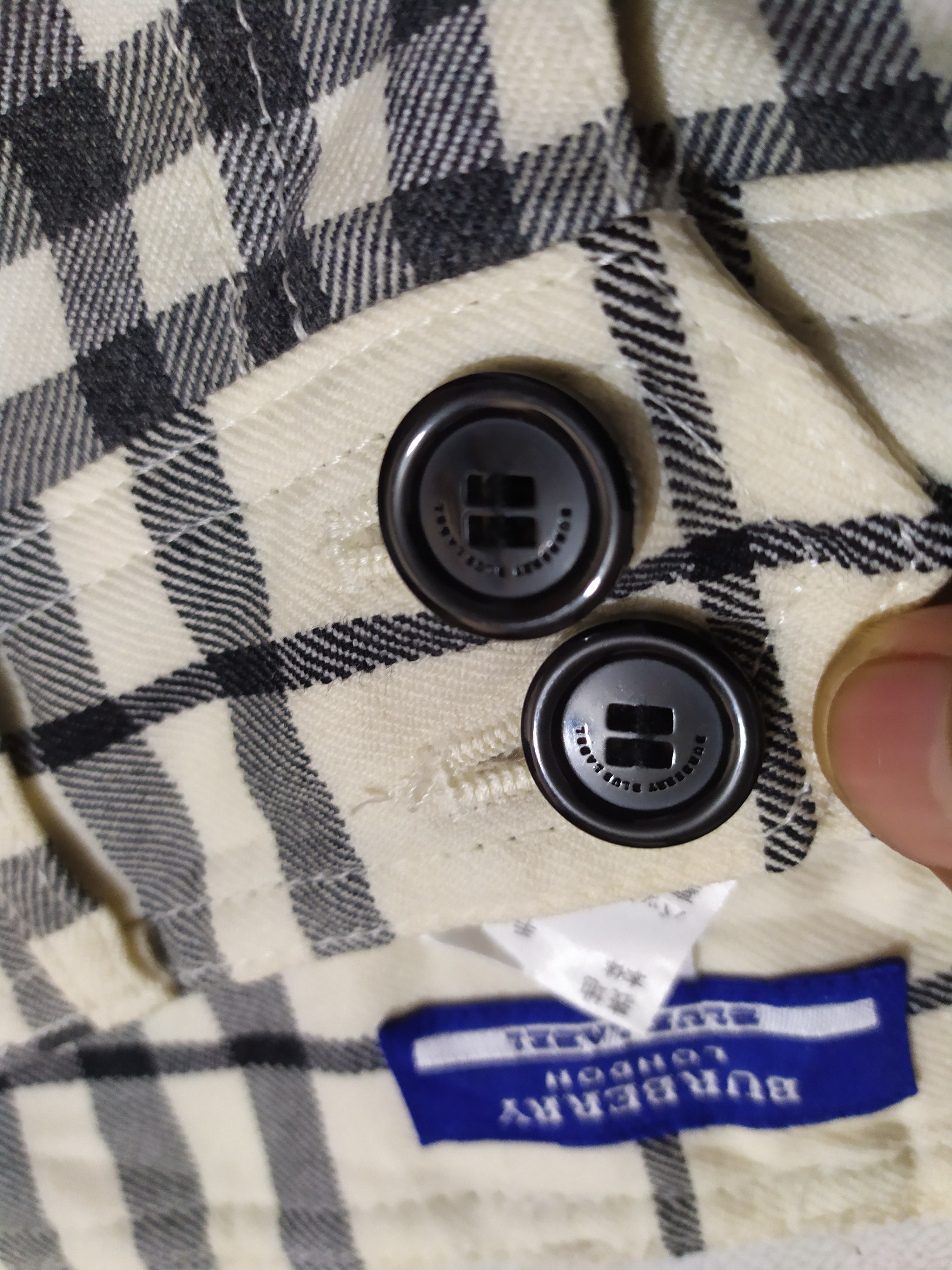 Burberry 🔥Burberry Nova Check Pants Blue Label Size 27" / US 4 / IT 40 - 5 Thumbnail