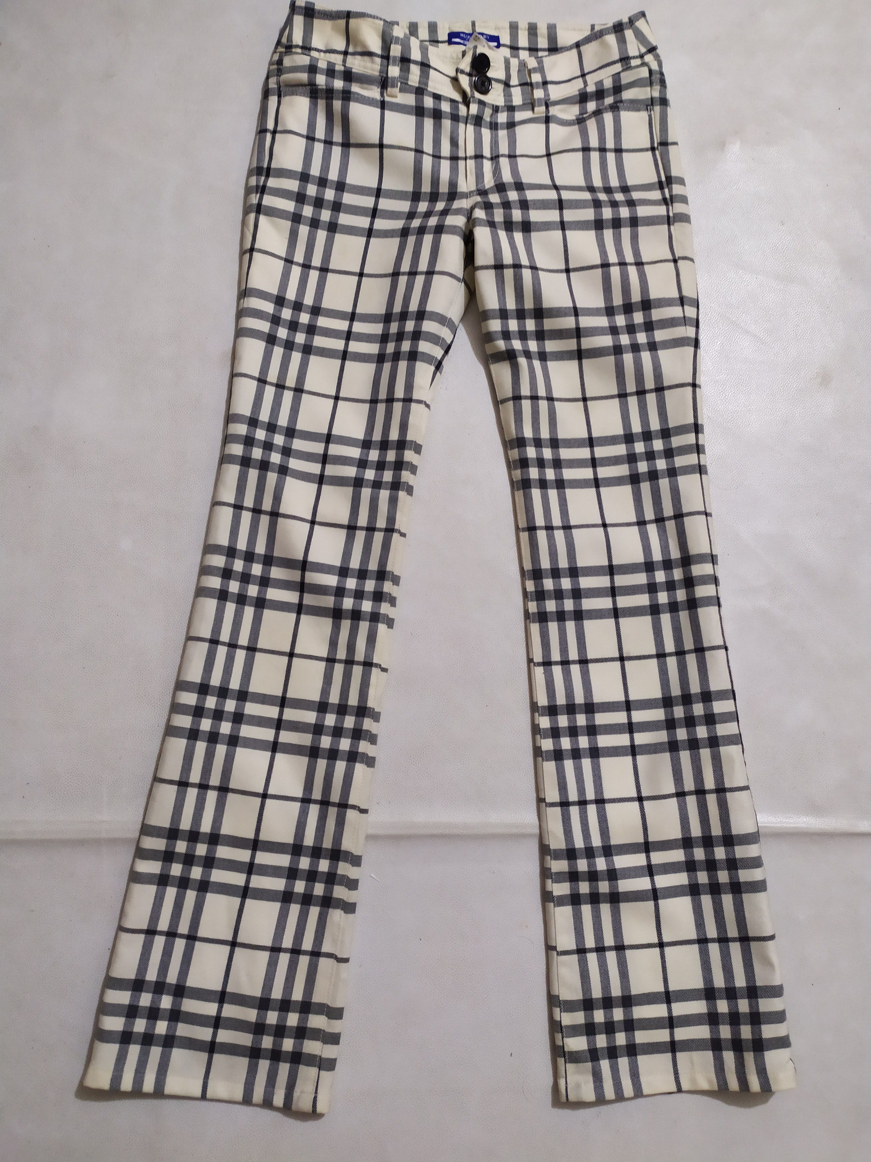 Burberry Burberry Nova Check Pants Blue Label Grailed