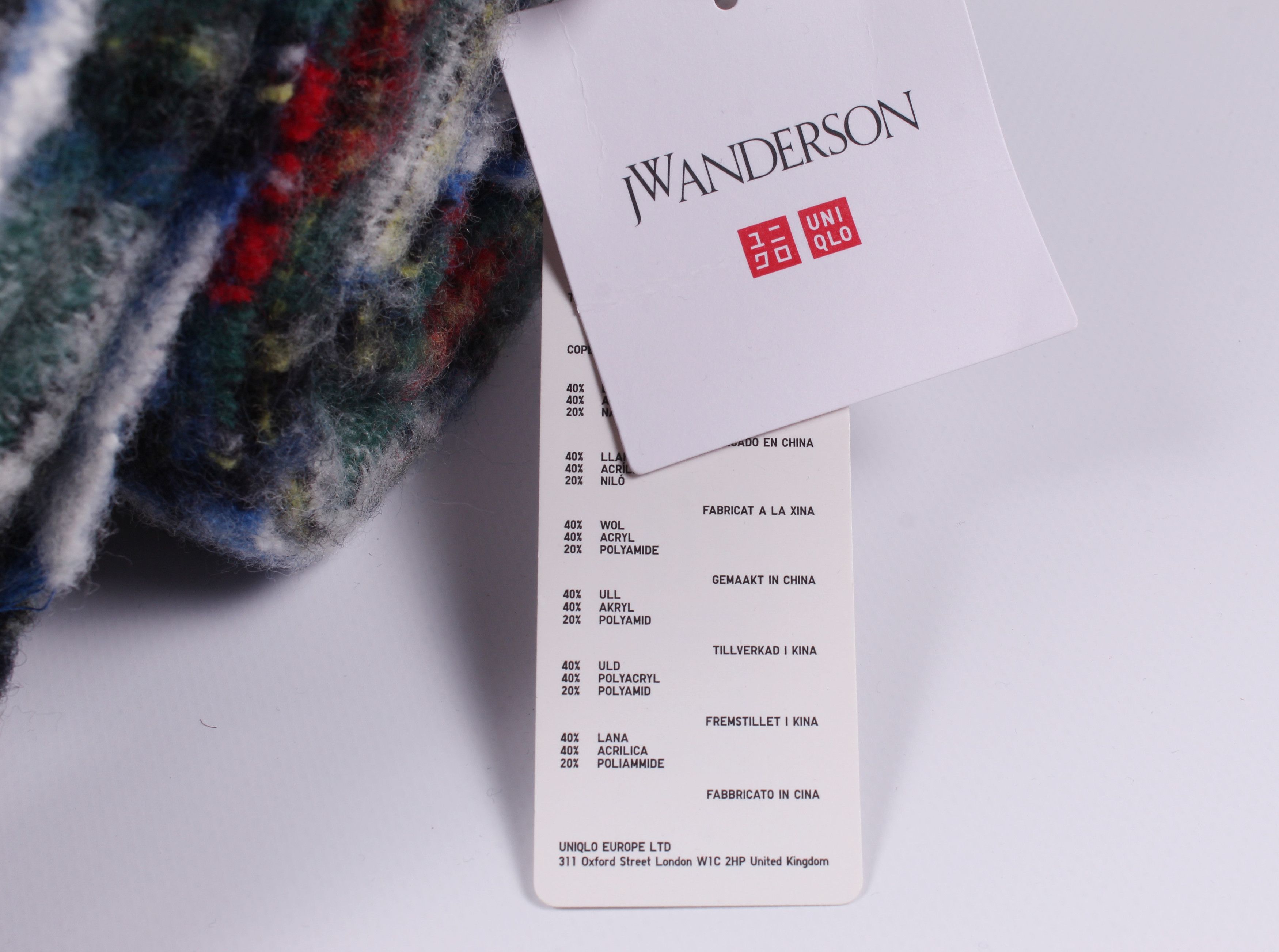 JW Anderson × Uniqlo Uniqlo JW Anderson Blanket Wool Blend Throw Cozy Plaid Size ONE SIZE - 4 Thumbnail