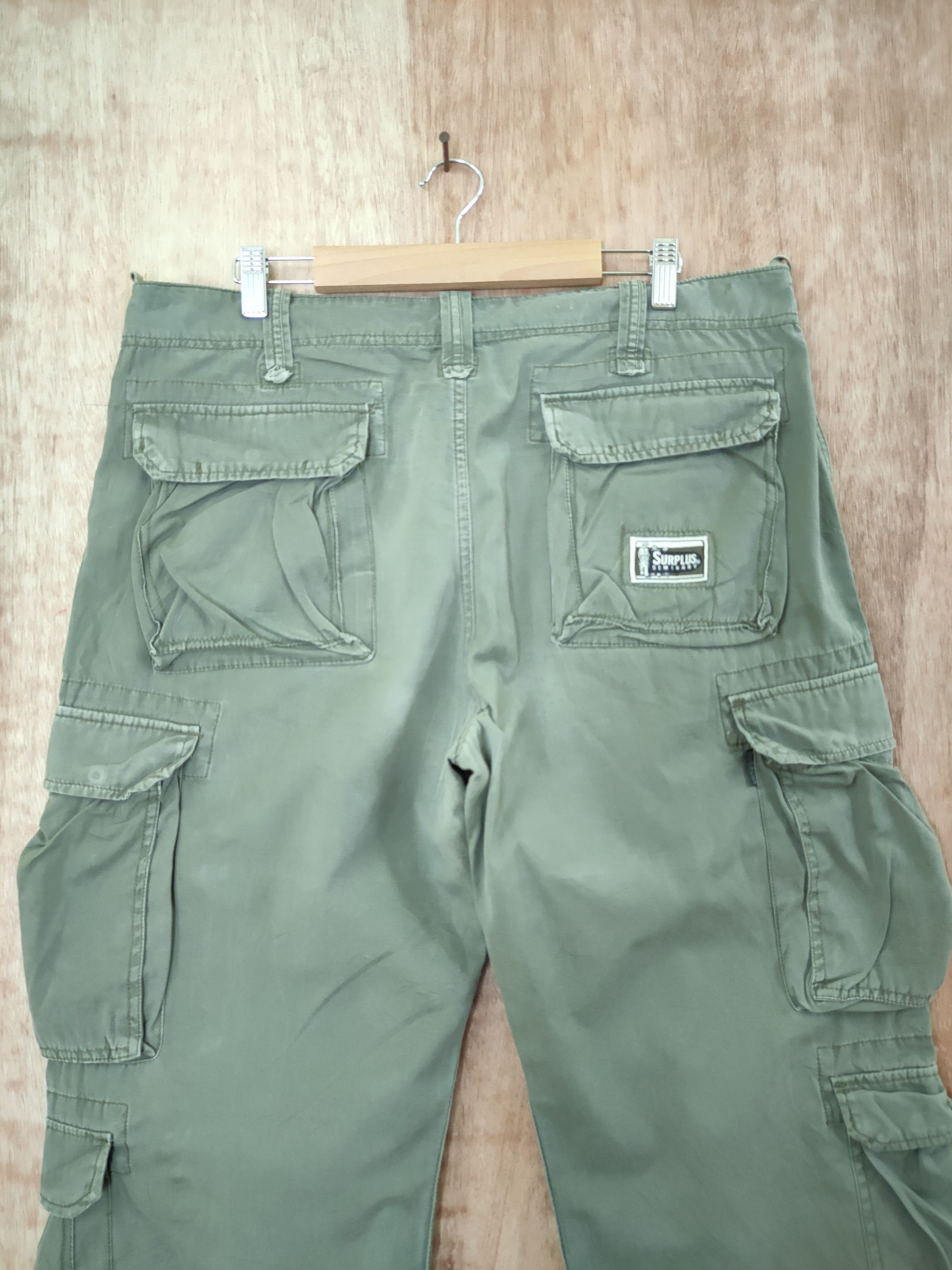 Vintage DL Surplus japan hard multi pocket cargo pants #46-408 Size US 35 - 8 Thumbnail