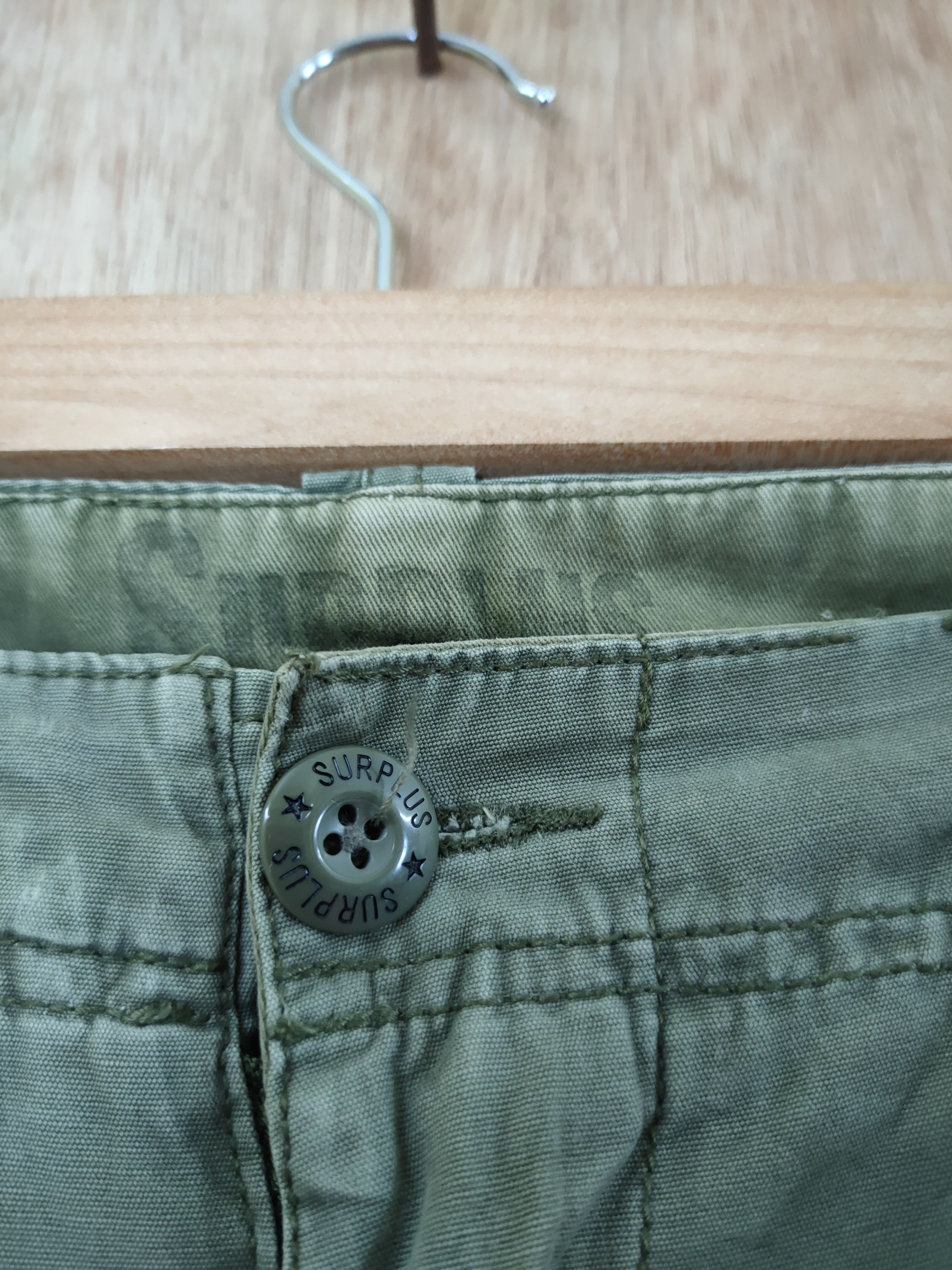 Vintage DL Surplus japan hard multi pocket cargo pants #46-408 Size US 35 - 5 Thumbnail