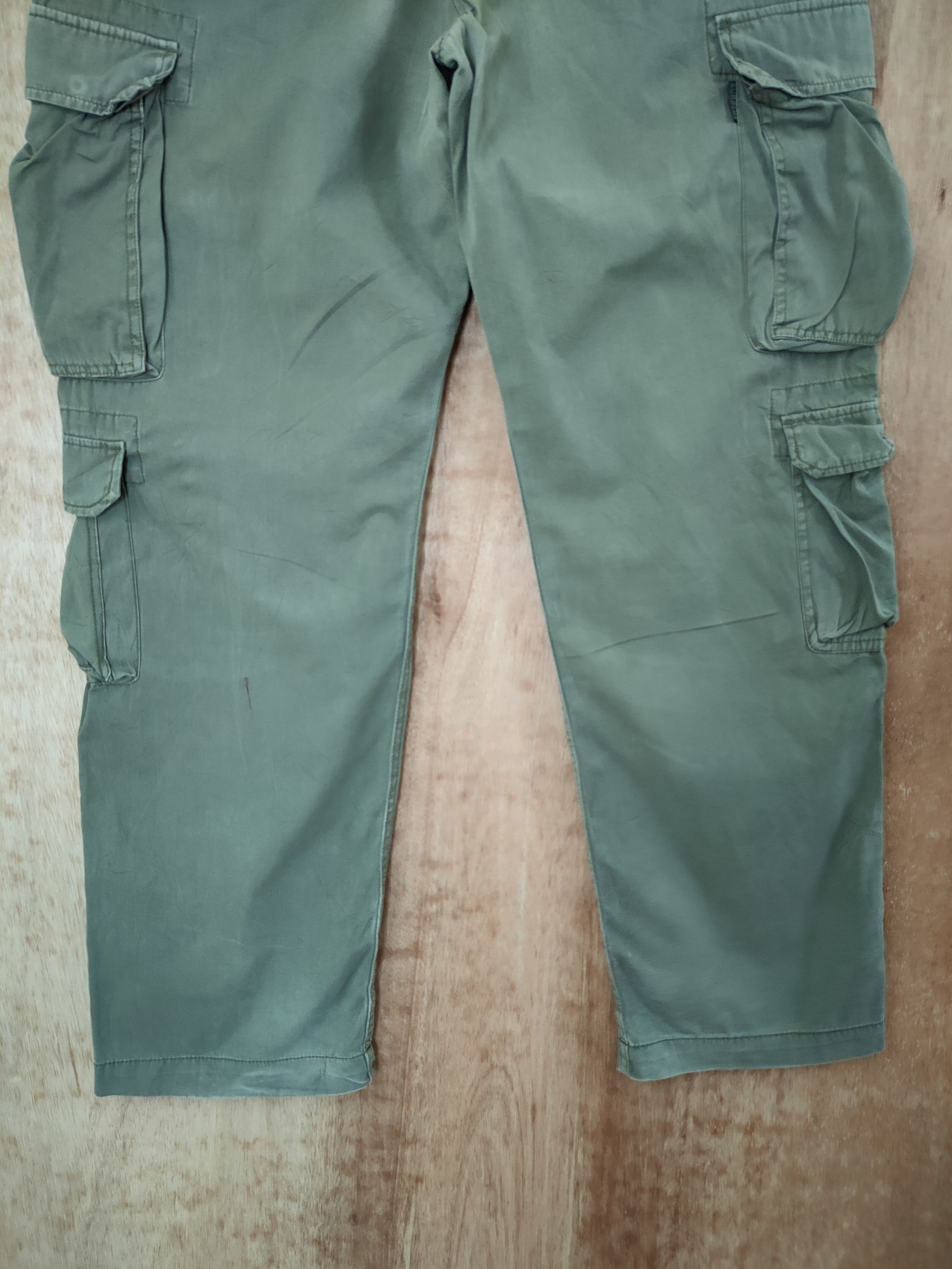 Vintage DL Surplus japan hard multi pocket cargo pants #46-408 Size US 35 - 7 Thumbnail