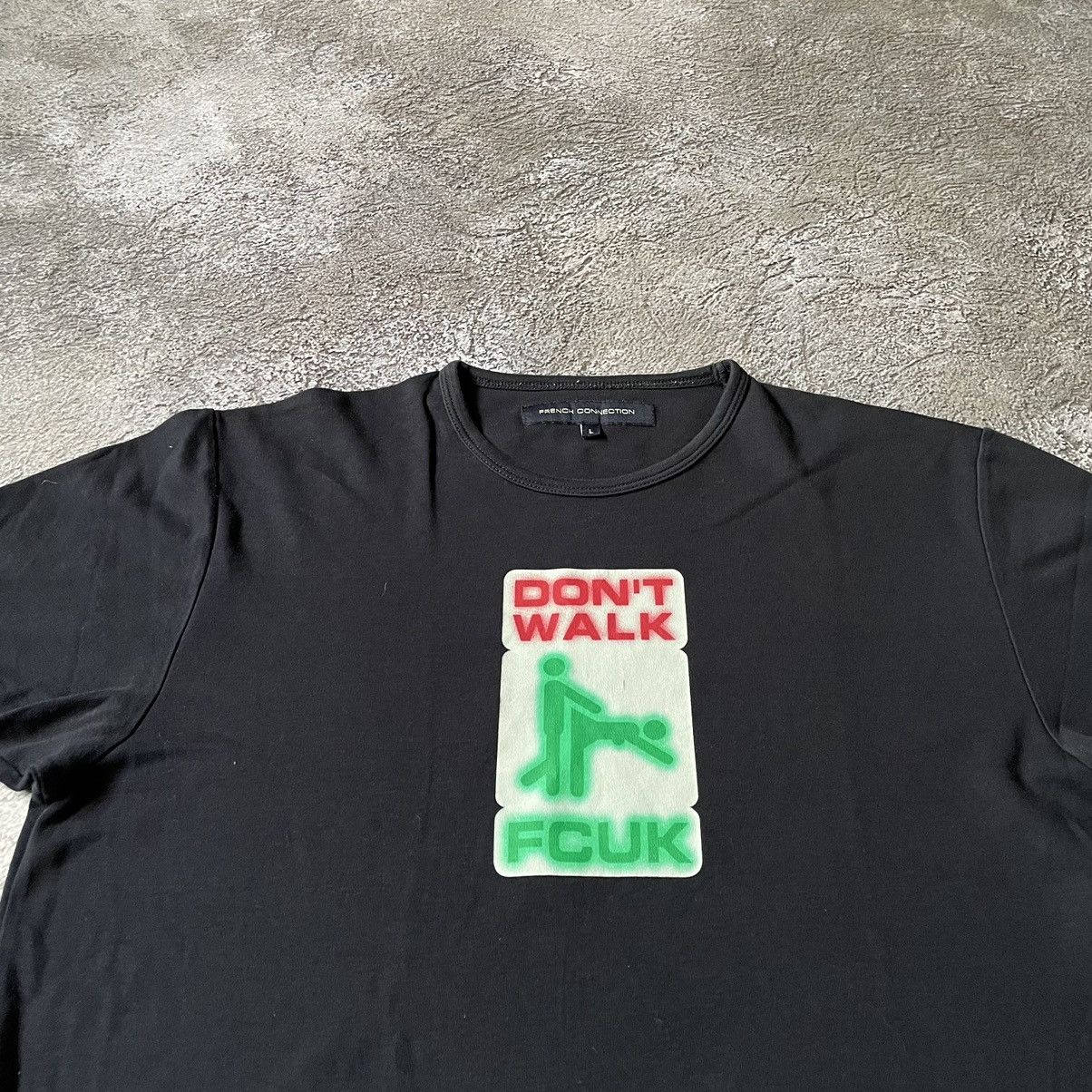 Vintage Y2K Graphic Tee Vintage Streetwear Funny Print Black Baggy L Size US L / EU 52-54 / 3 - 5 Thumbnail