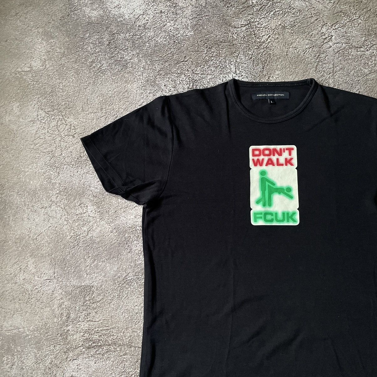 Vintage Y2K Graphic Tee Vintage Streetwear Funny Print Black Baggy L Size US L / EU 52-54 / 3 - 4 Thumbnail