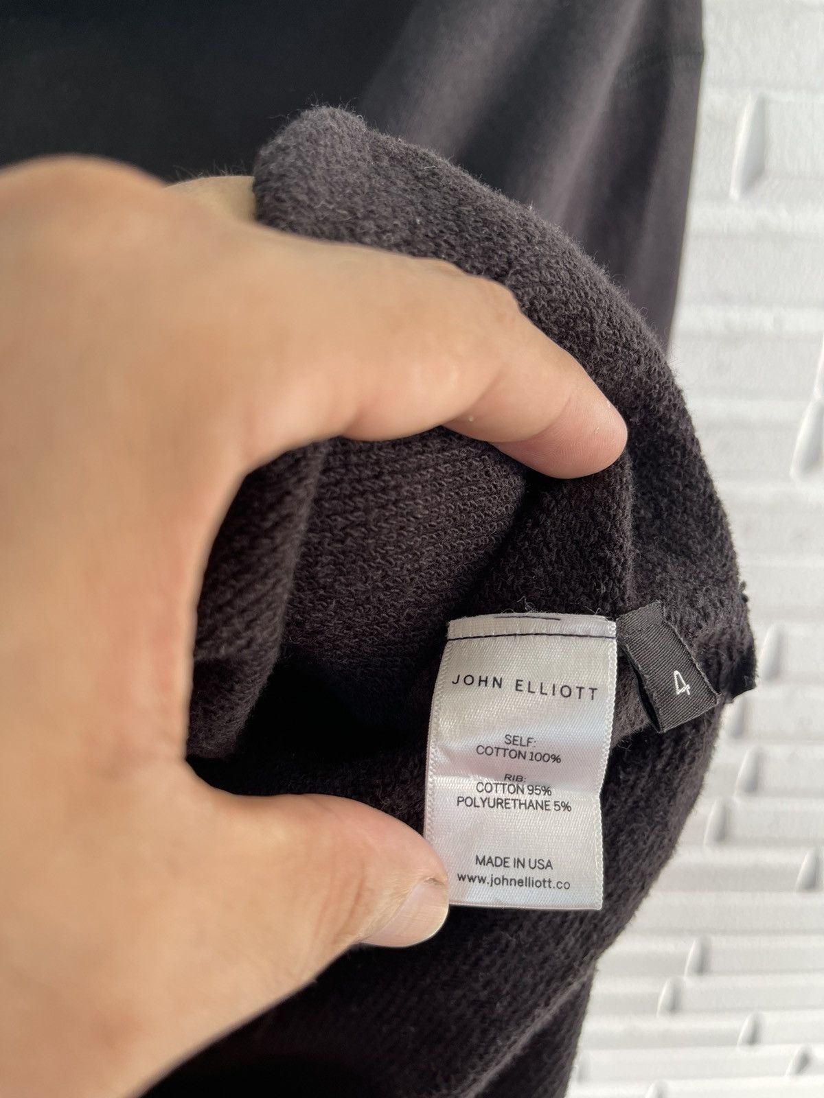 John Elliott 90’s JOHN ELLIOT Hoodies Sweatshirt Minimalist Made in USA Size US L / EU 52-54 / 3 - 6 Thumbnail