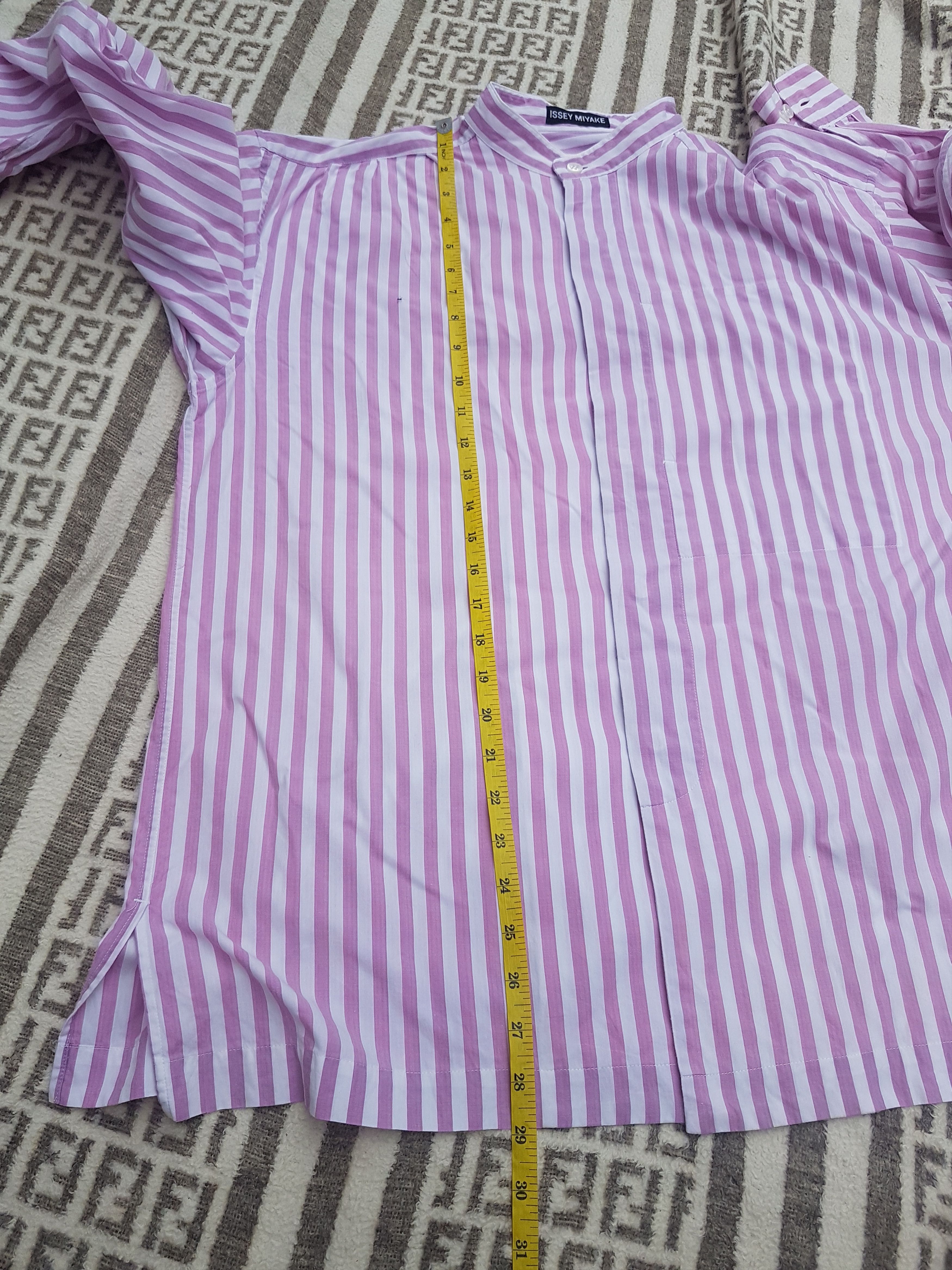 Issey Miyake Vintage Issey Miyake Mandarin Collar Shirt Size US S / EU 44-46 / 1 - 4 Thumbnail