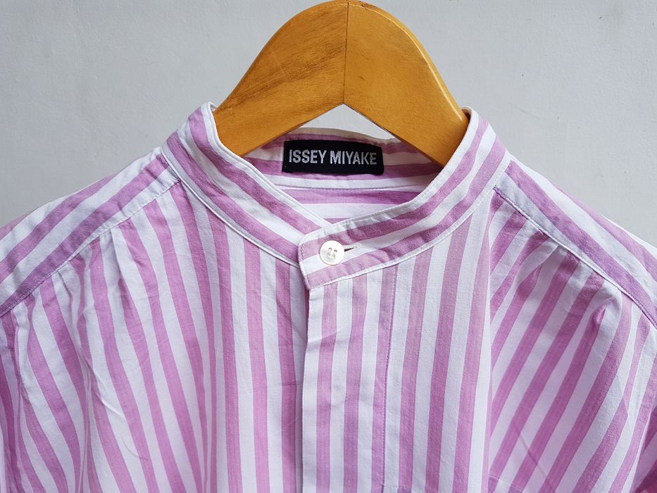 Issey Miyake Vintage Issey Miyake Mandarin Collar Shirt | Grailed