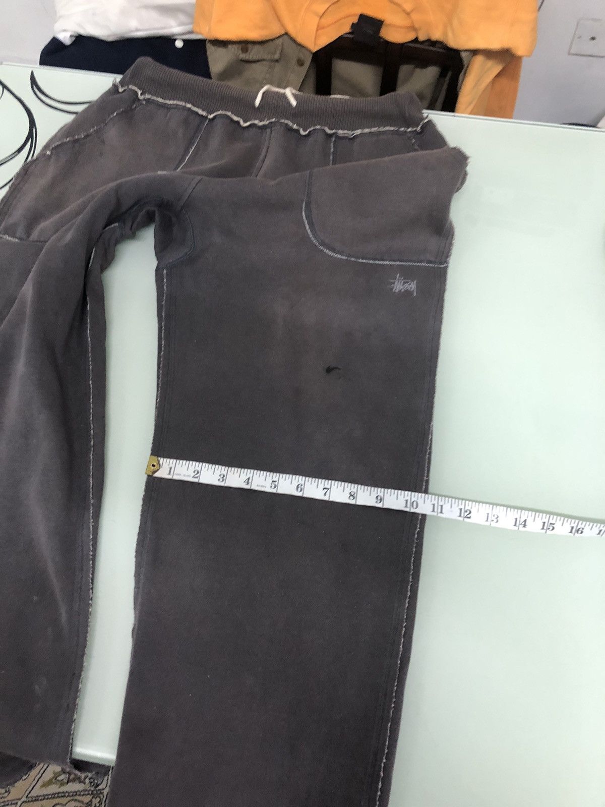 Stussy × Vintage Rare❗️Vintage Stussy Distressed Sweatpants Size US 31 - 22 Thumbnail