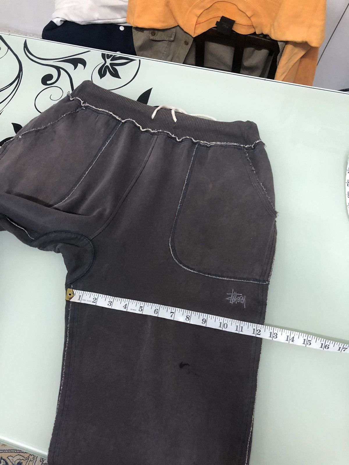 Stussy × Vintage Rare❗️Vintage Stussy Distressed Sweatpants Size US 31 - 21 Thumbnail