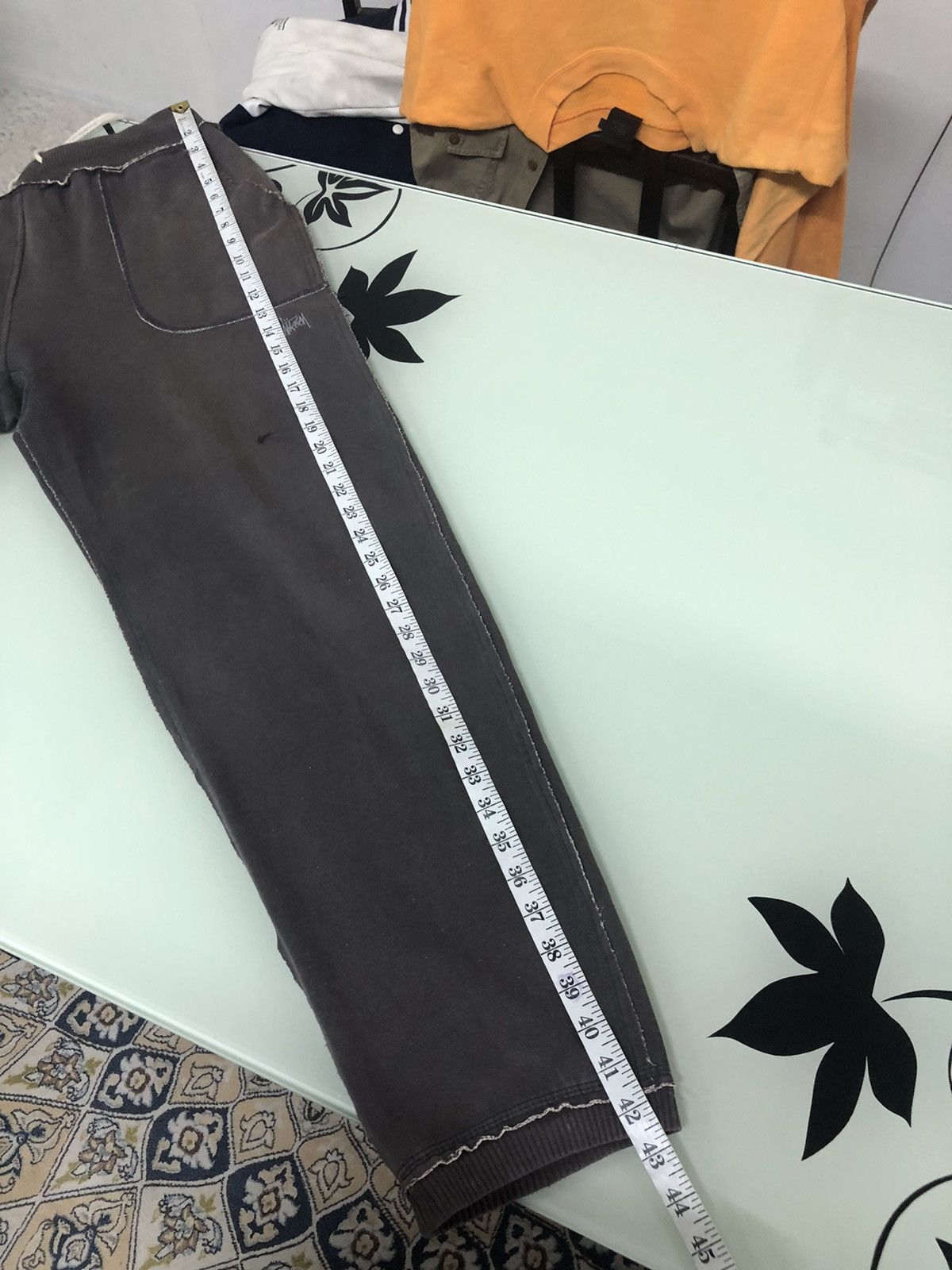 Stussy × Vintage Rare❗️Vintage Stussy Distressed Sweatpants Size US 31 - 25 Thumbnail