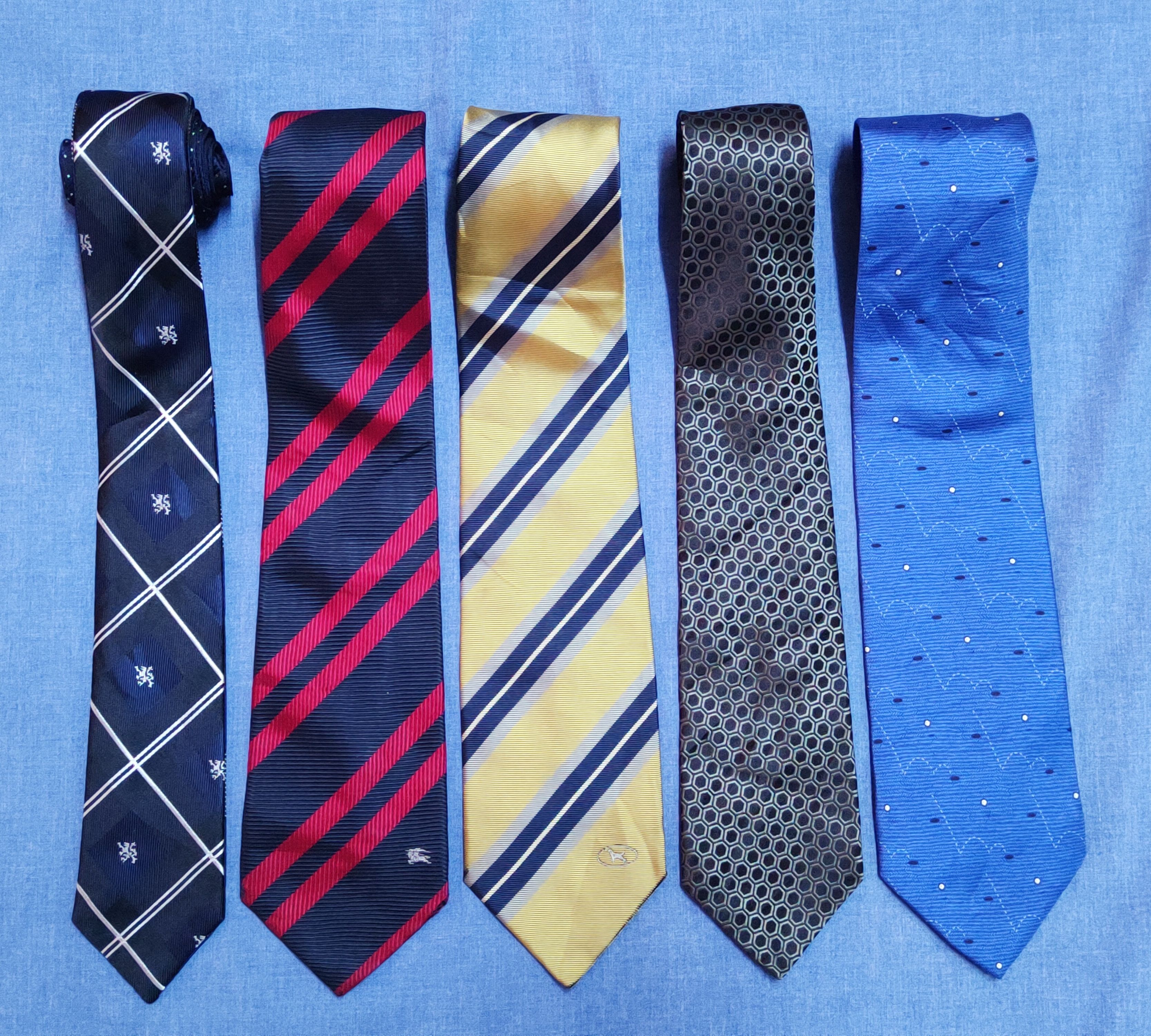 image of Designer Collection x The Tie Bar Burberrys'/ken Collection/dunhill/jim Thompson Tie S714, Men's