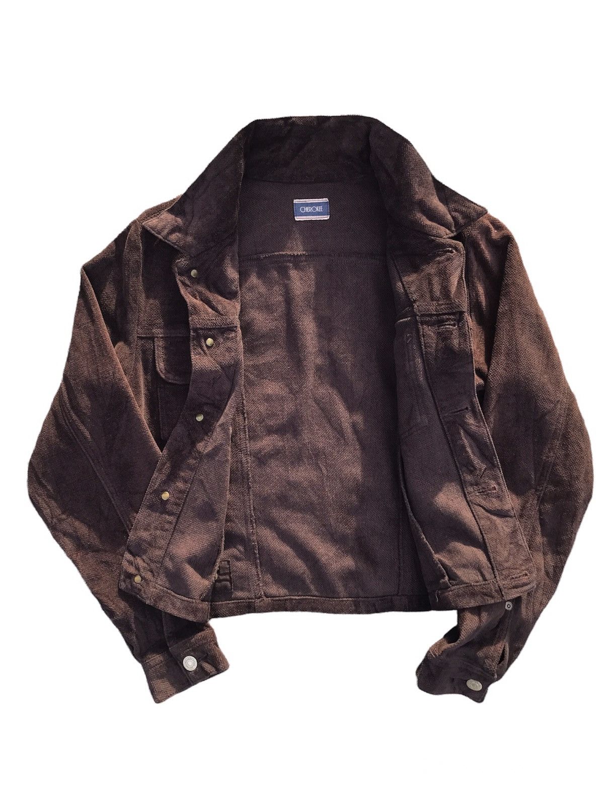 Cherokee × Vintage Vintage Cherokee Corduroy Trucker Jacket Size US S / EU 44-46 / 1 - 2 Thumbnail